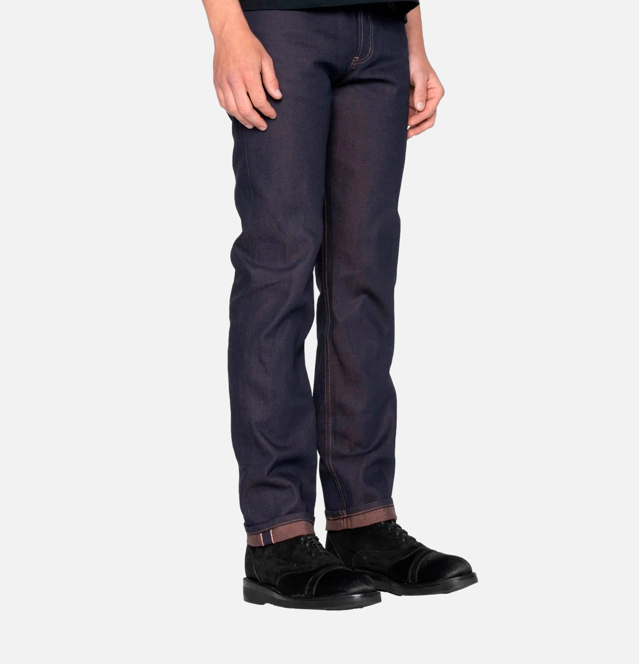 Naked & Famous Weird Guy Chocolate Milk Selvedge