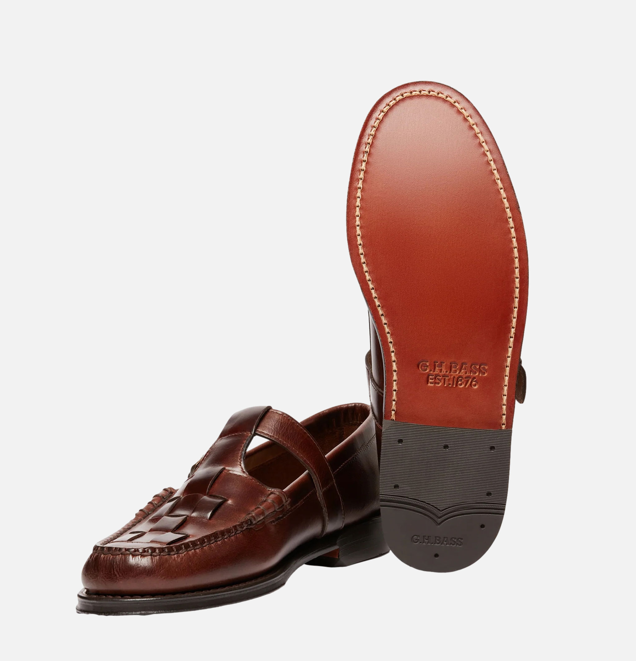 GH Bass Sandales Fisherman Chocolat