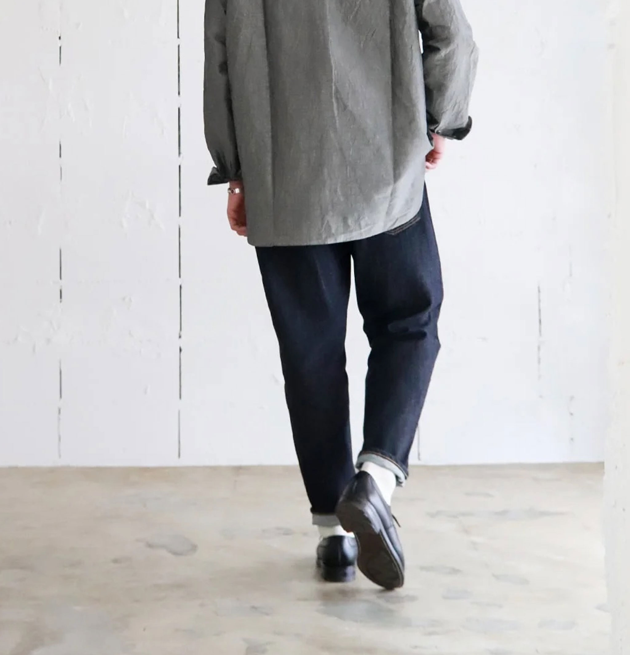 Hatski Denim 01 Loose Tapered One Wash