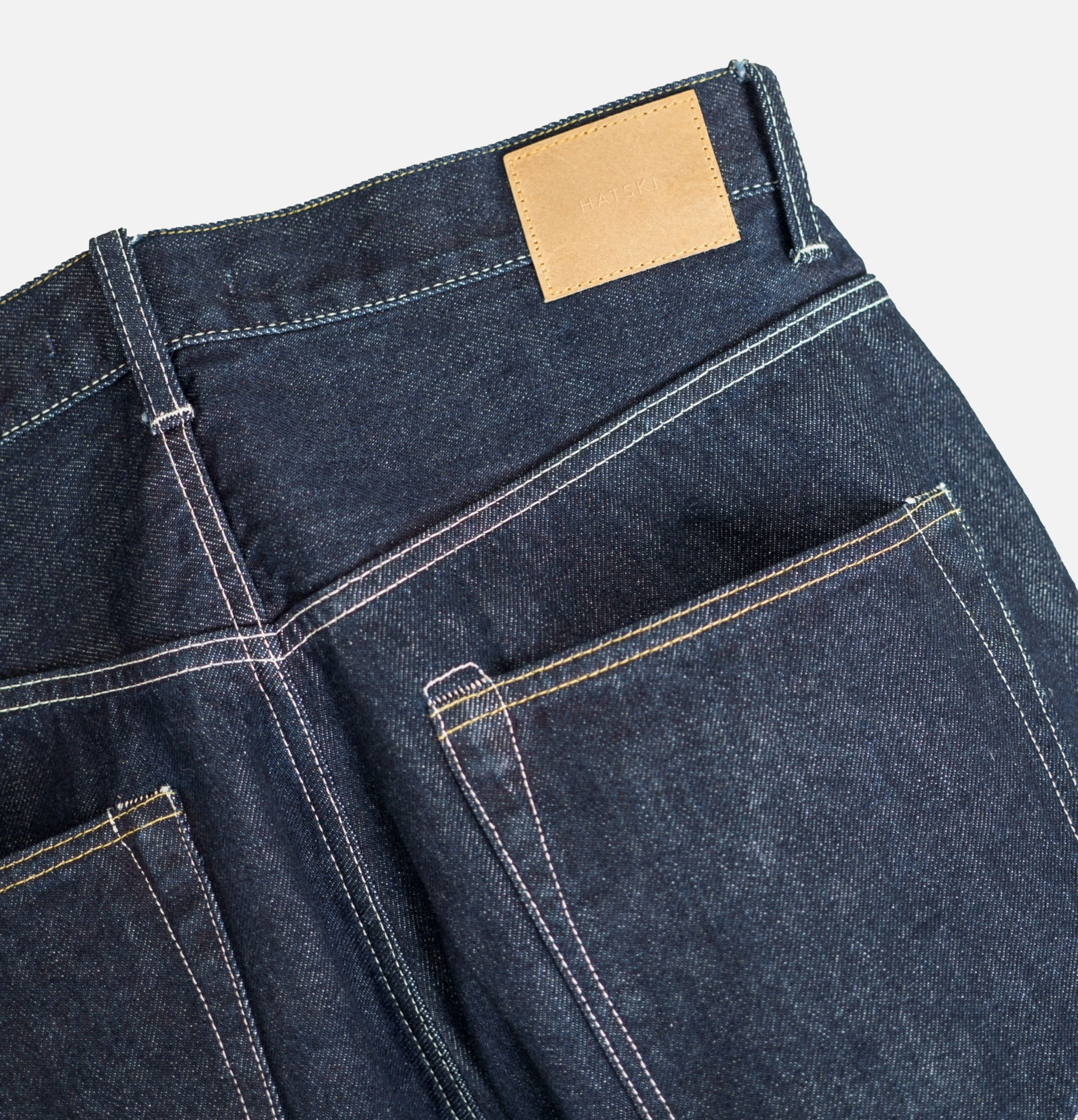 Hatski Denim 03 Wide Tapered One Wash