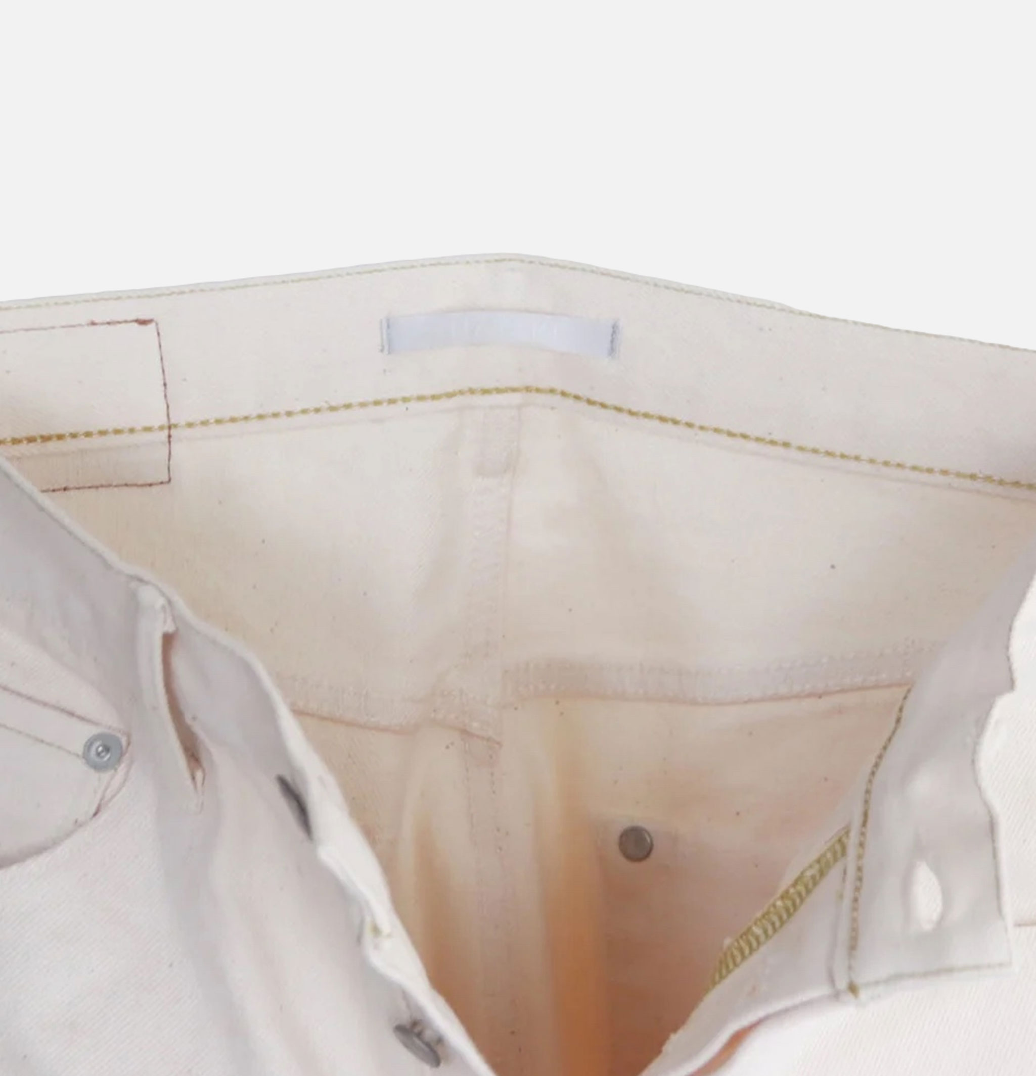 Hatski Denim 01 Loose Tapered Washi Ecru