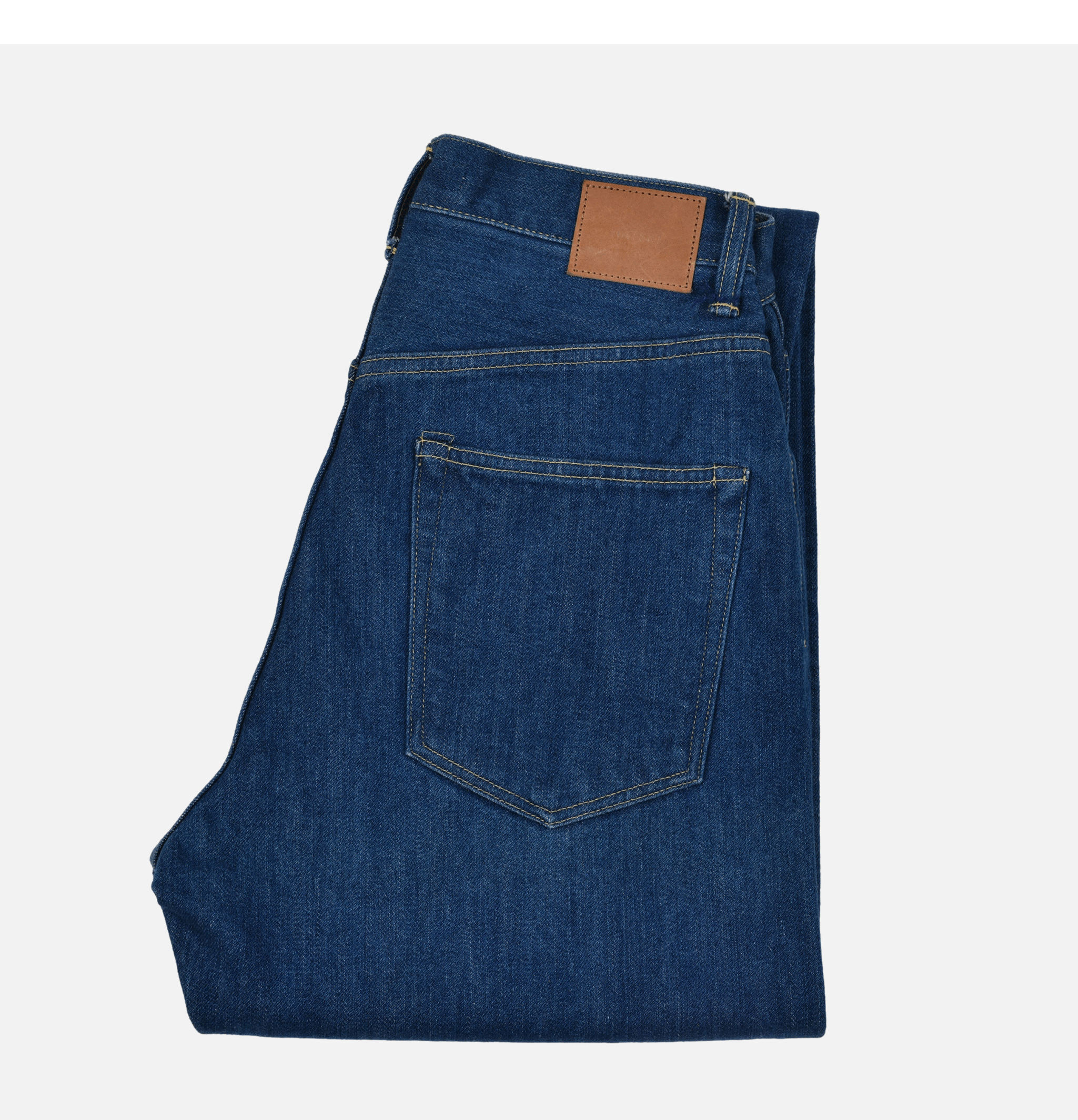 Hatski Japan 22001 Loose Tapered Jeans Used Blue.