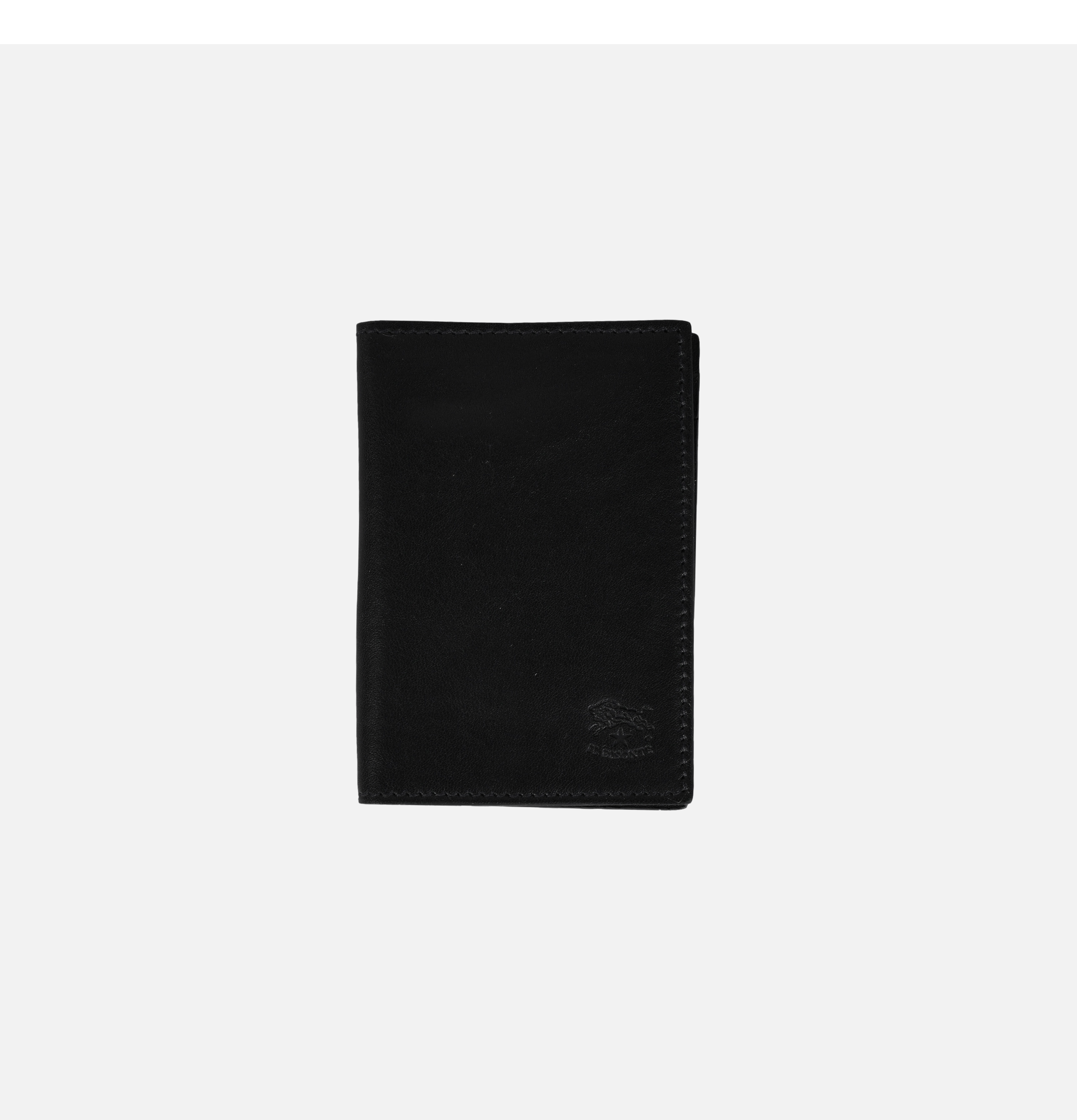 Il Bisonte Card Case Leo Black
