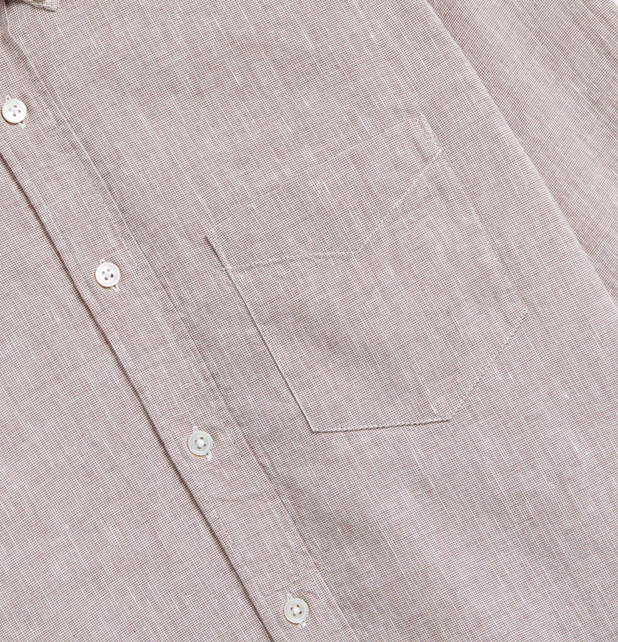 Portuguese Flannel Shirt Granular Burgundy