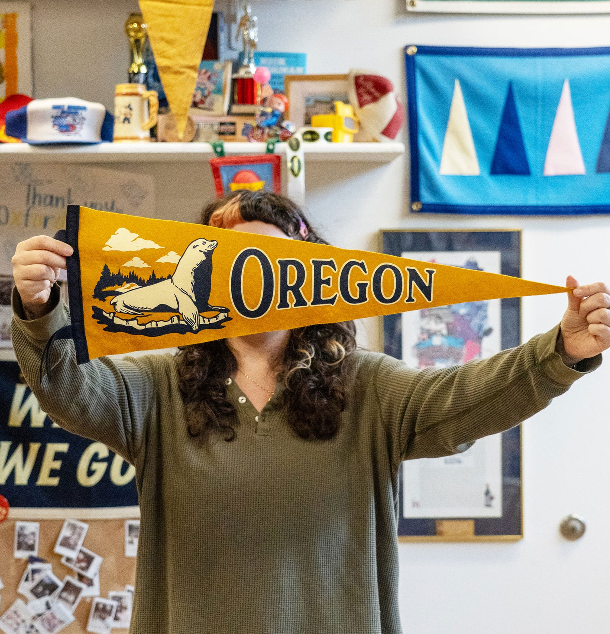 Oxford Pennant Oregon Fanion