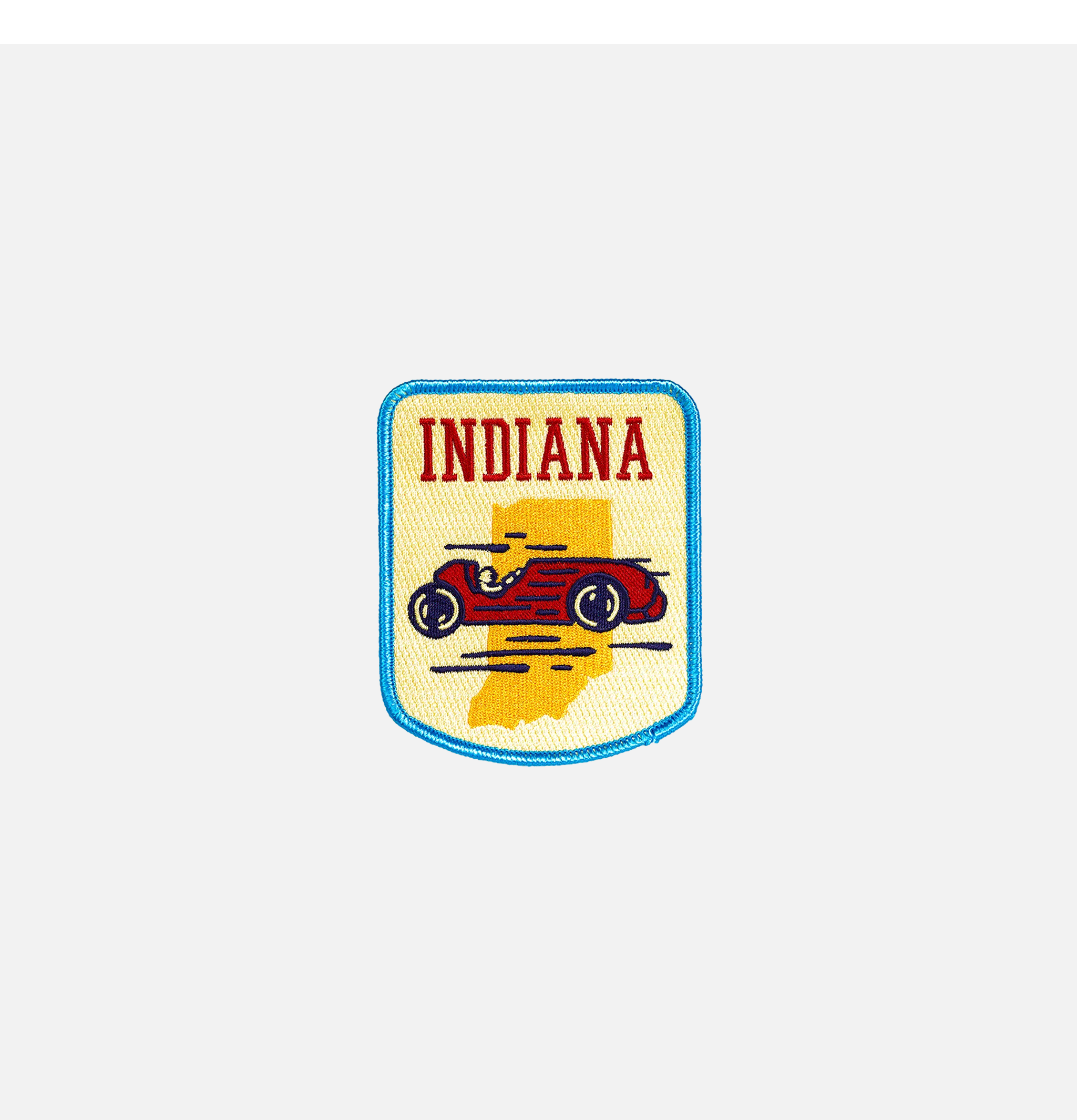 Oxford Pennant Patch Indiana Brodé