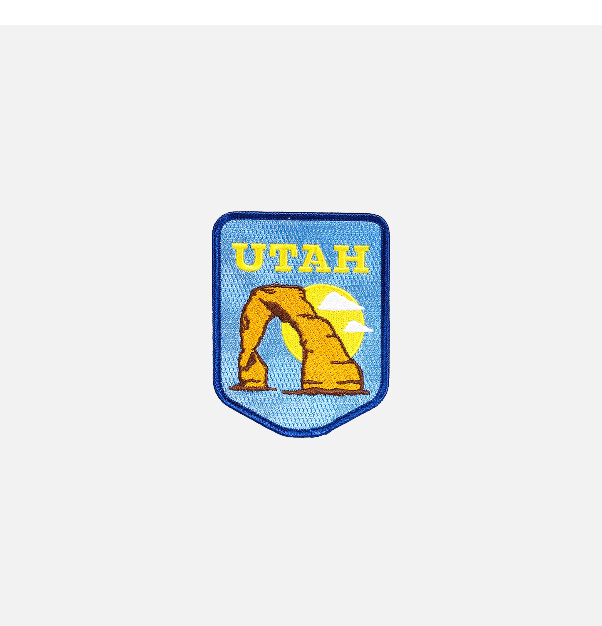 Oxford Pennant Patch Utah brodé