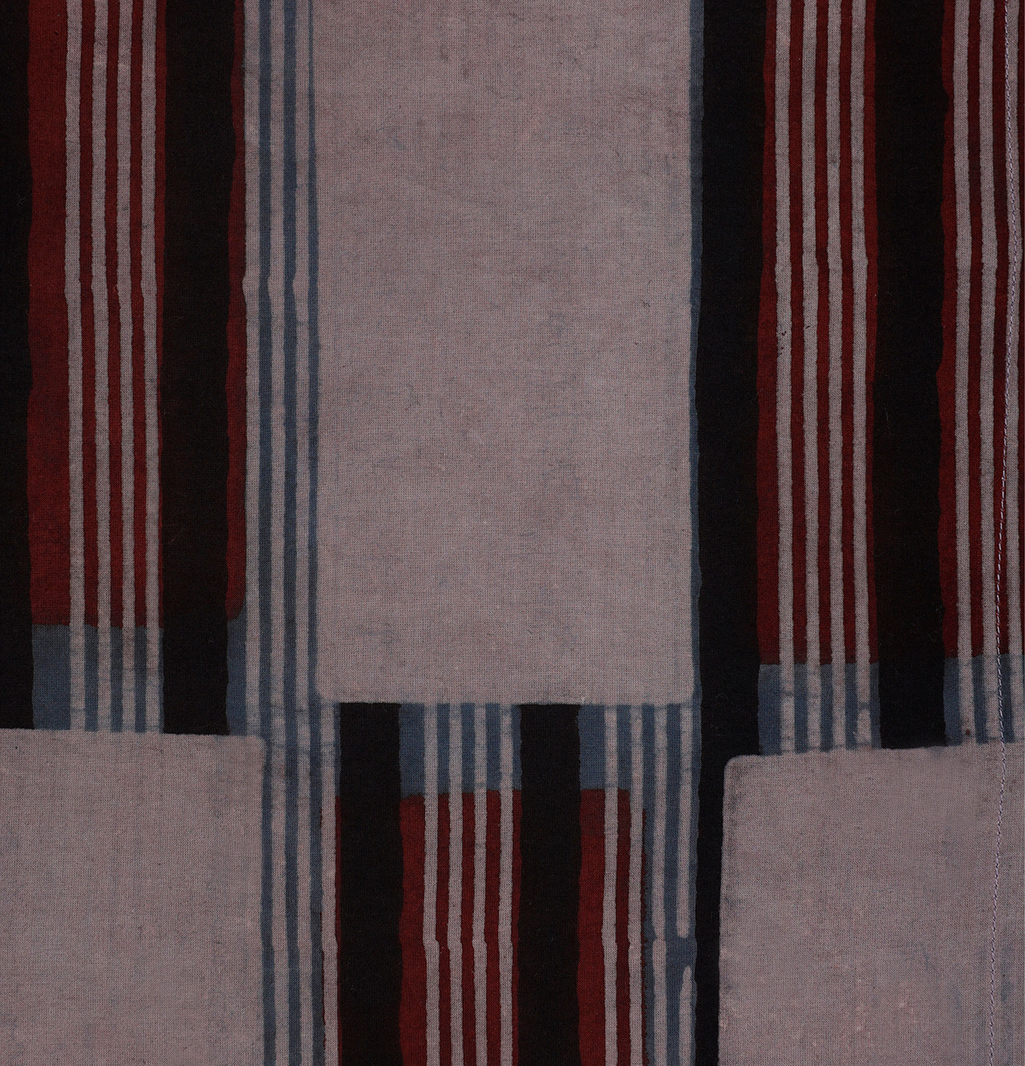 Kardo Ajrakh Bandana in Slate Blue