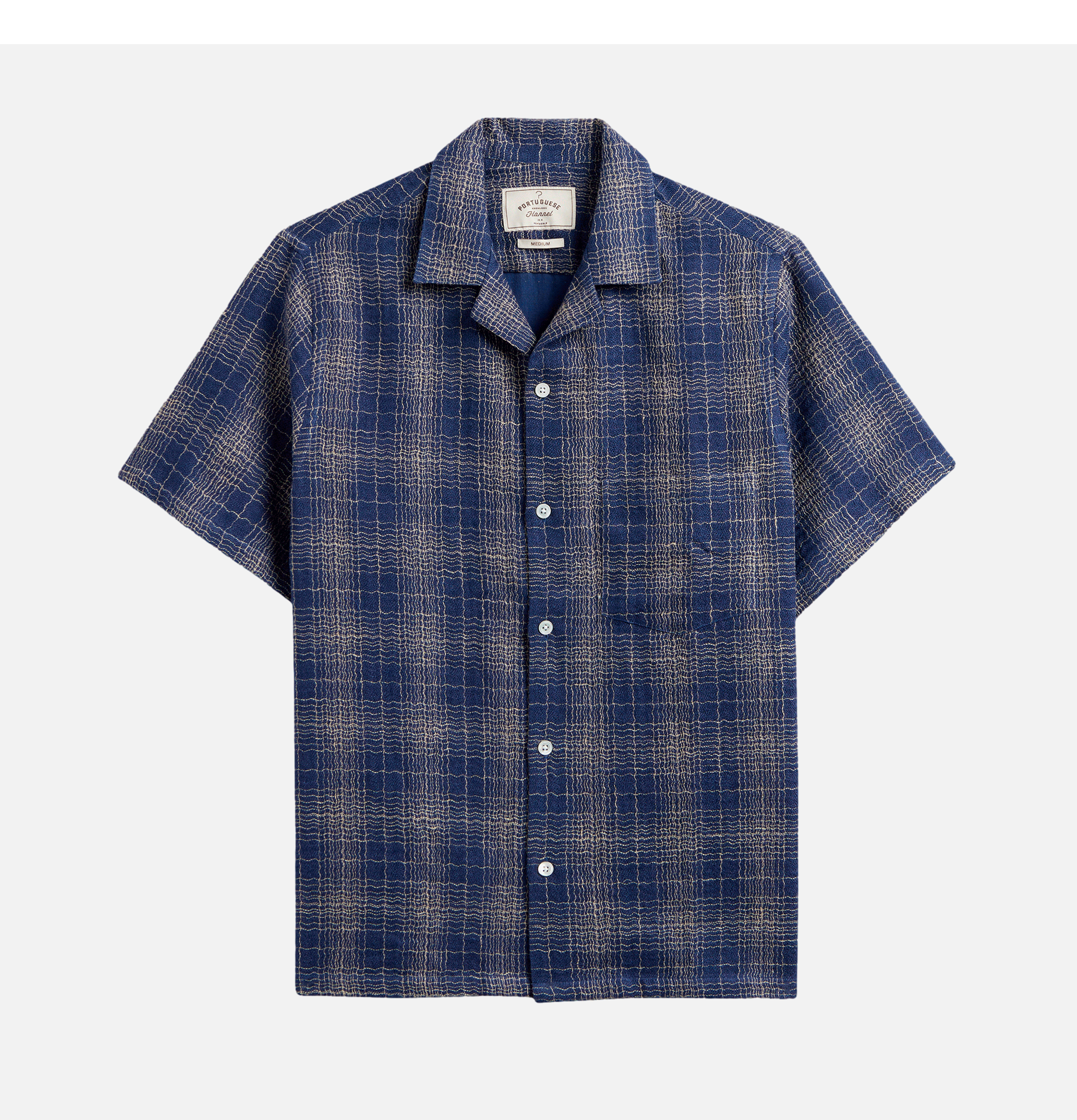 Portuguese Flannel Shirt Dorne Blue