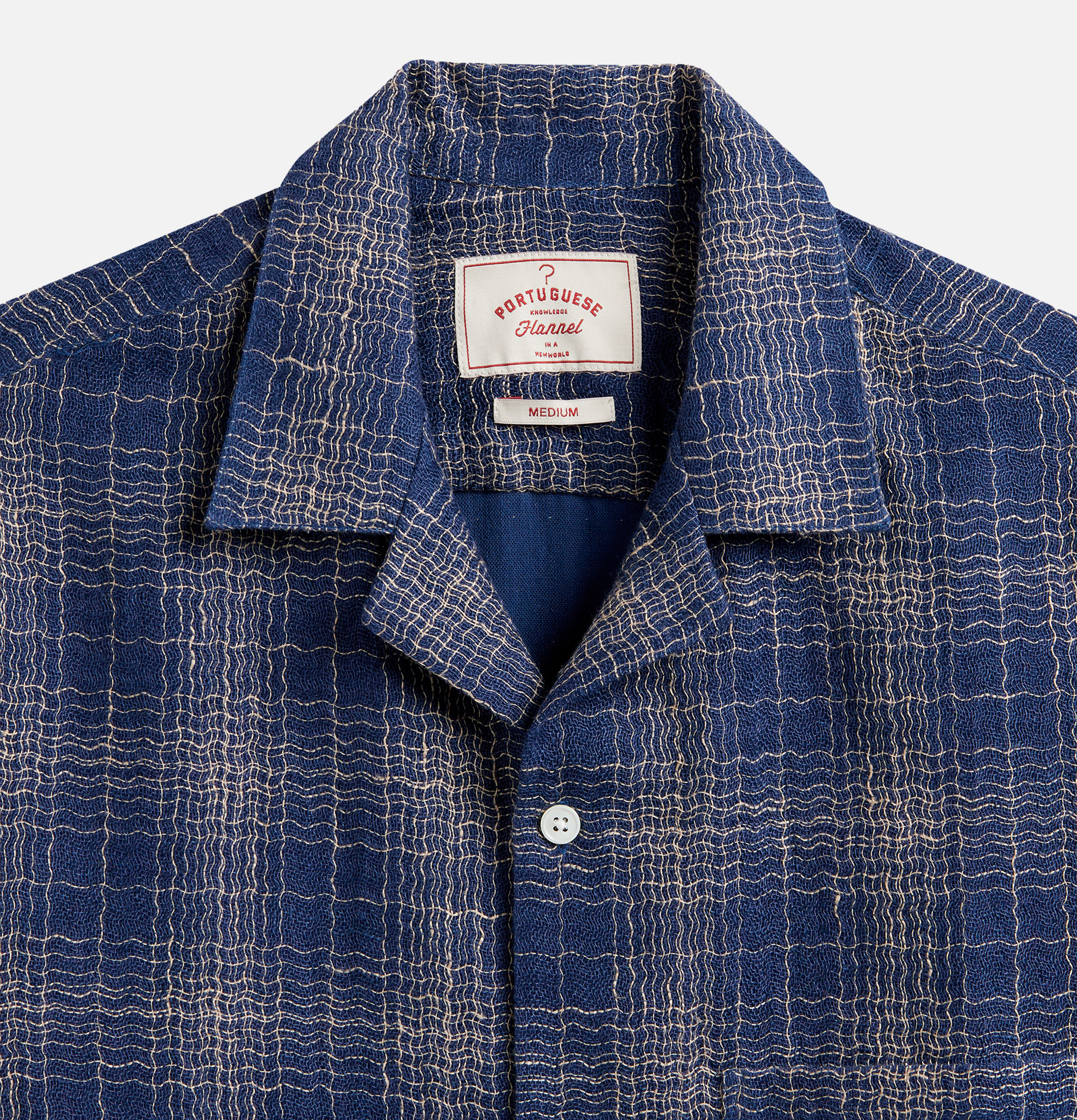 Portuguese Flannel Shirt Dorne Blue