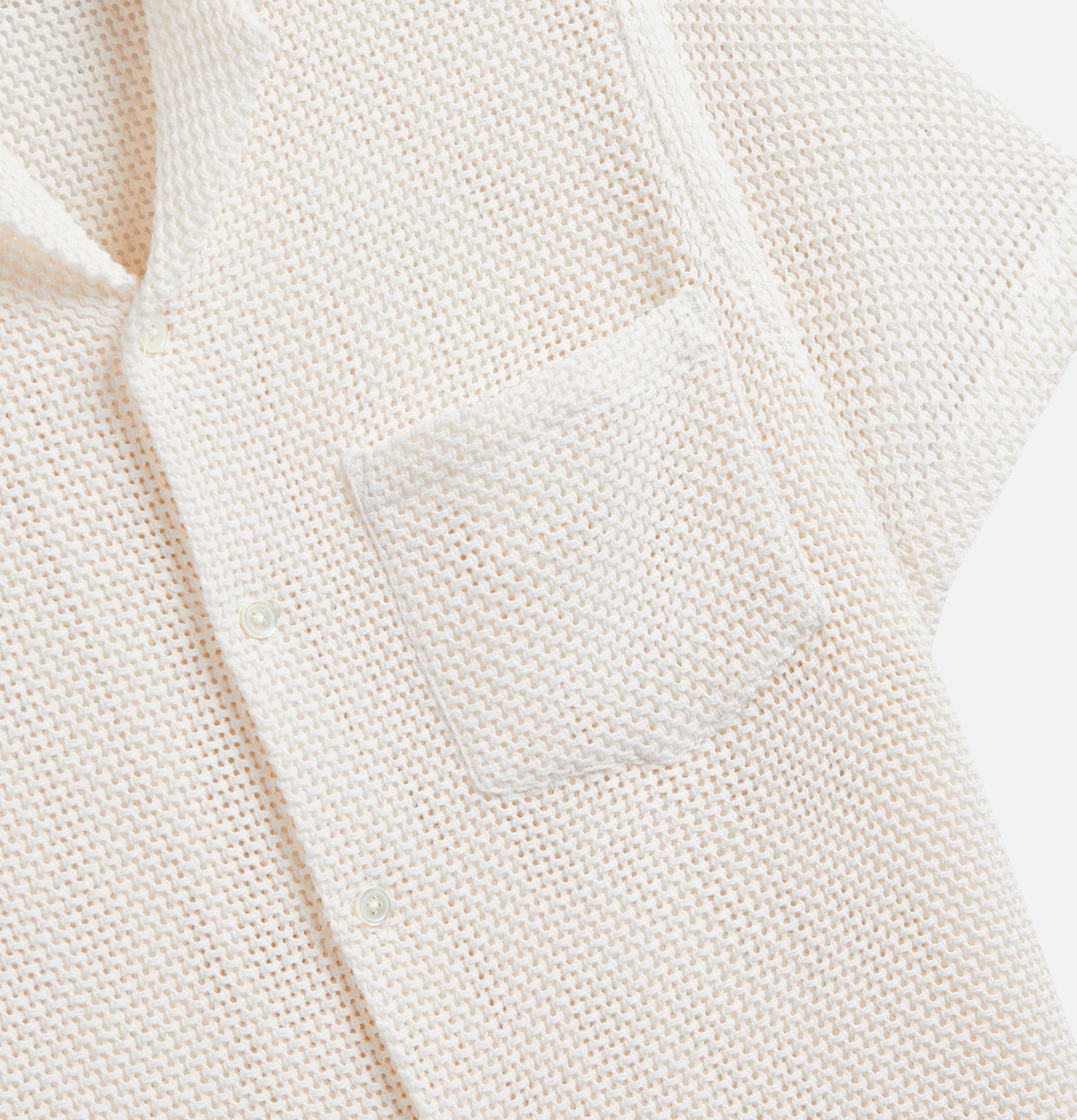 Portuguese Flannel Shirt Agora White