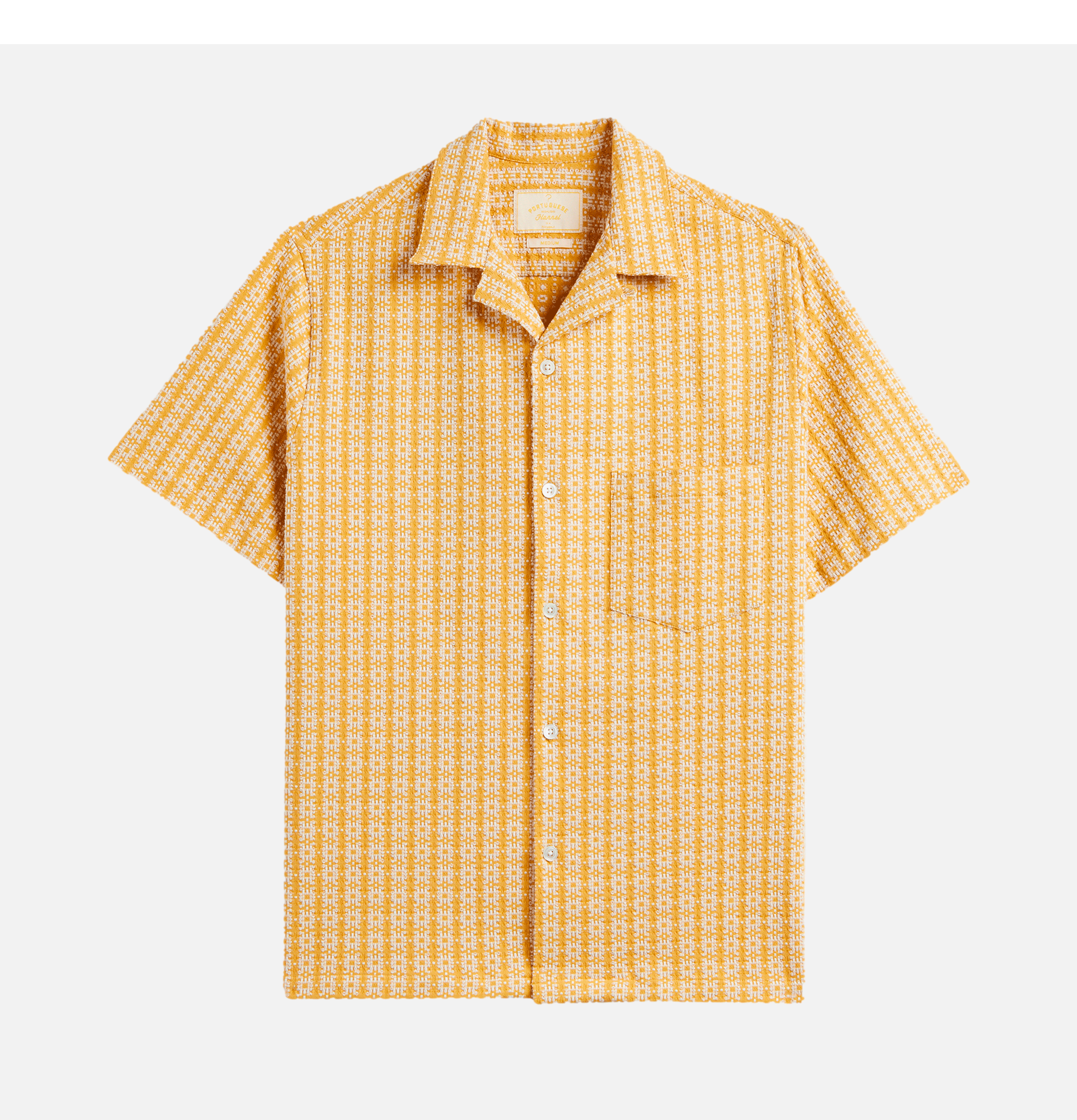 Portuguese Flannel Chemise Polen Yellow
