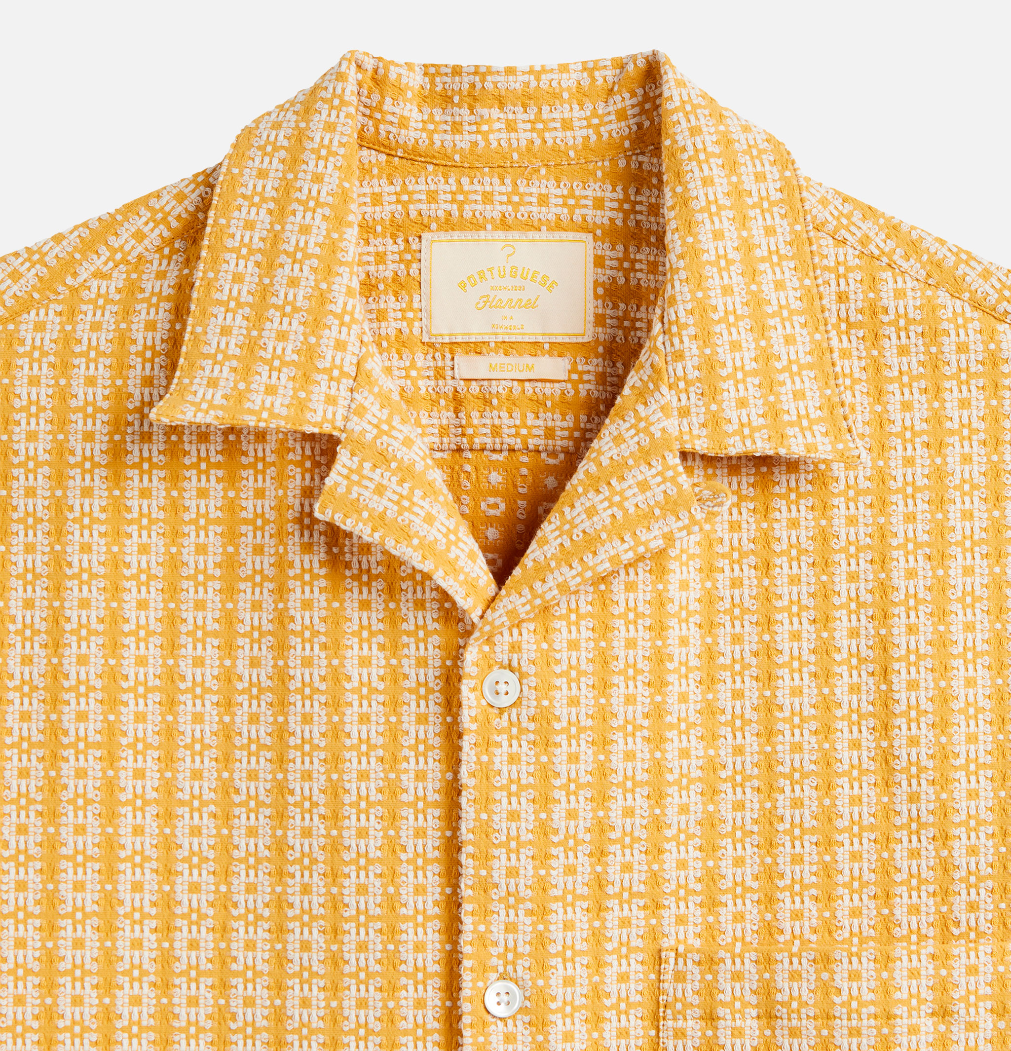 Portuguese Flannel Chemise Polen Yellow