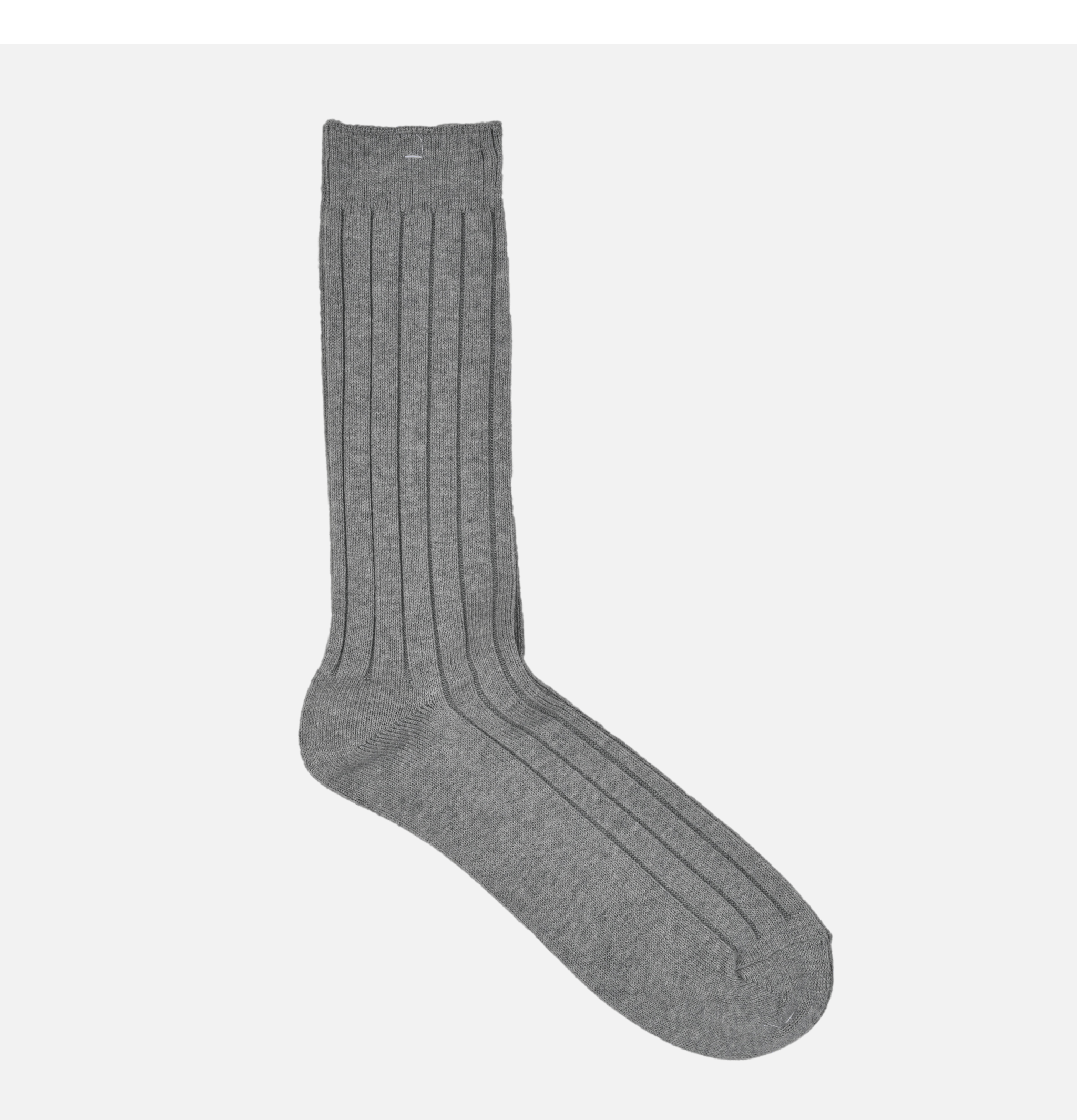 Anonymoous ISM Bold Rib Crew Socks Grey