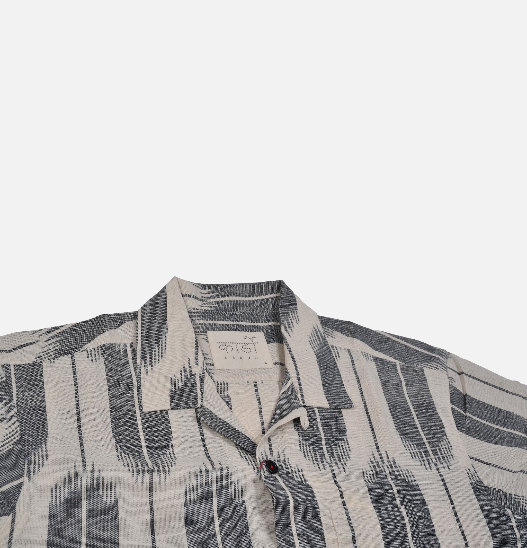 Kardo Ronen Shirt Ikat01 Natural