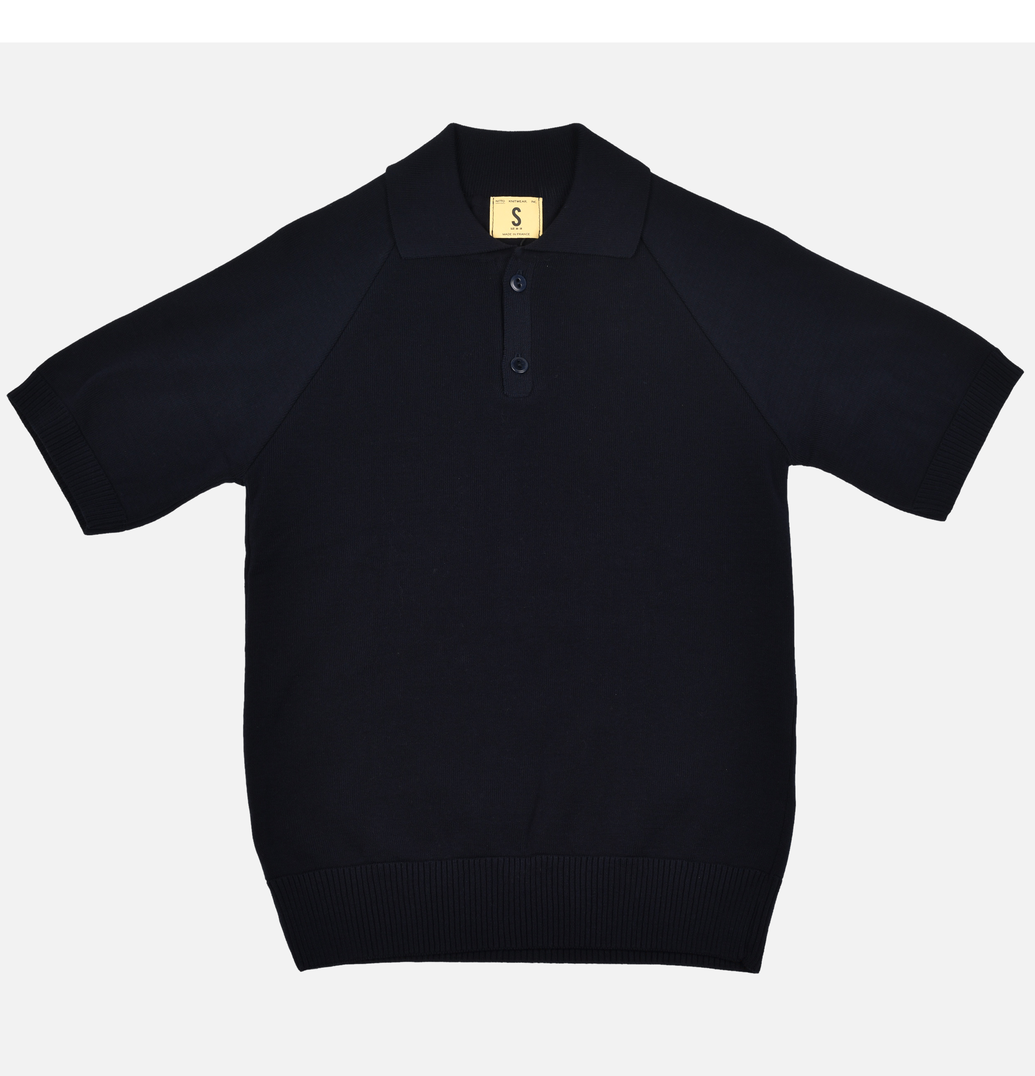 Nitto Knitwear Sevan Polo Navy