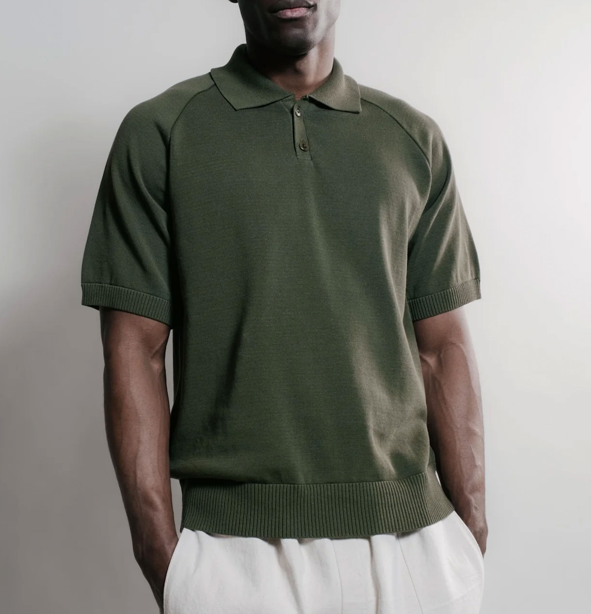 Nitto Knitwear Sevan Polo Kaki