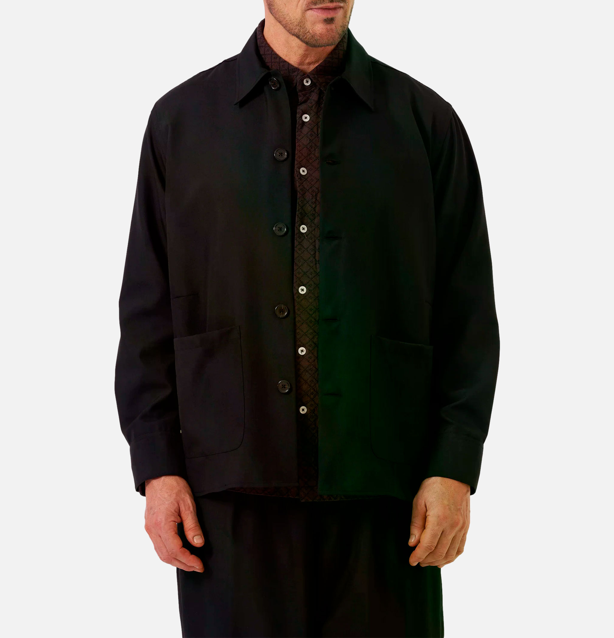 Universal Works Travail Overshirt Tropical Suiting
