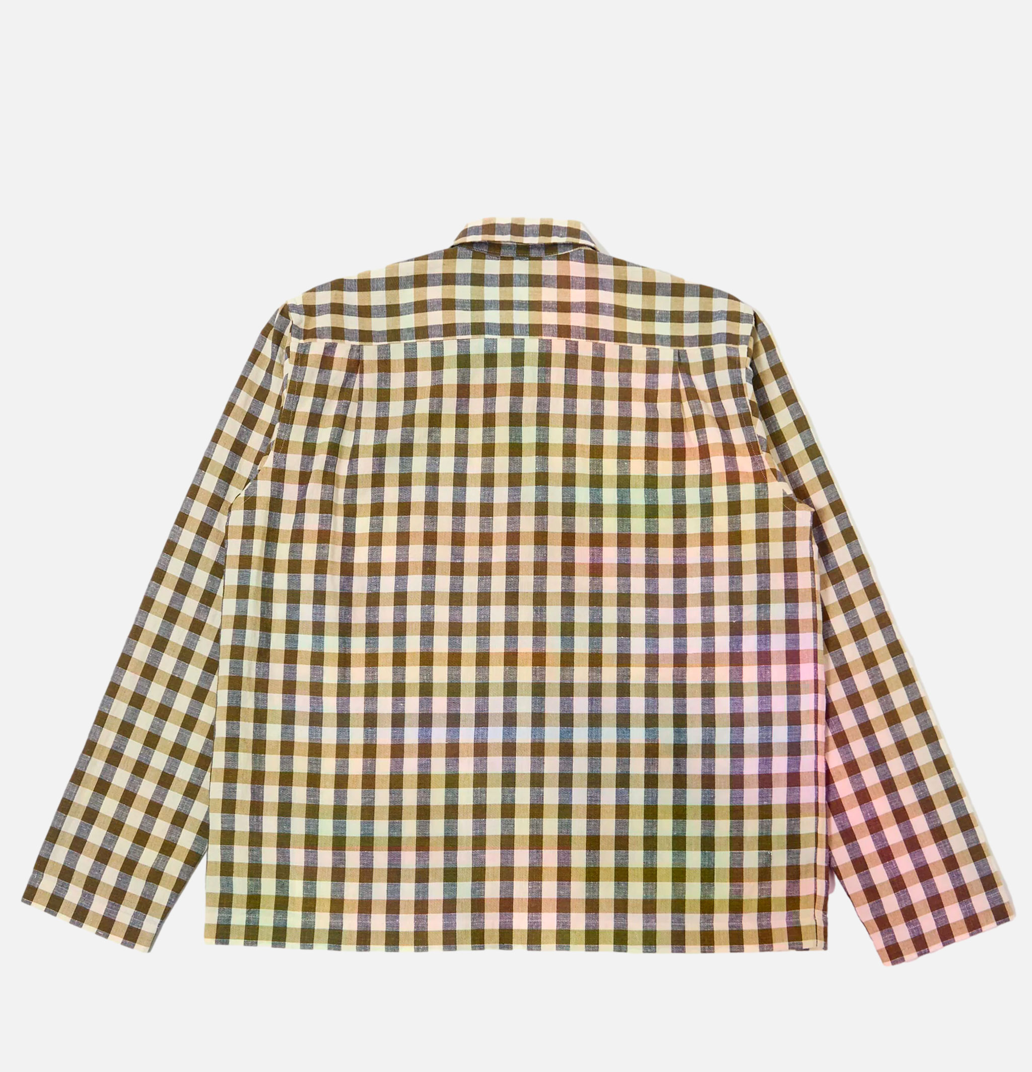 Universal Works Zip Shirt Aberdeen Lincot Olive