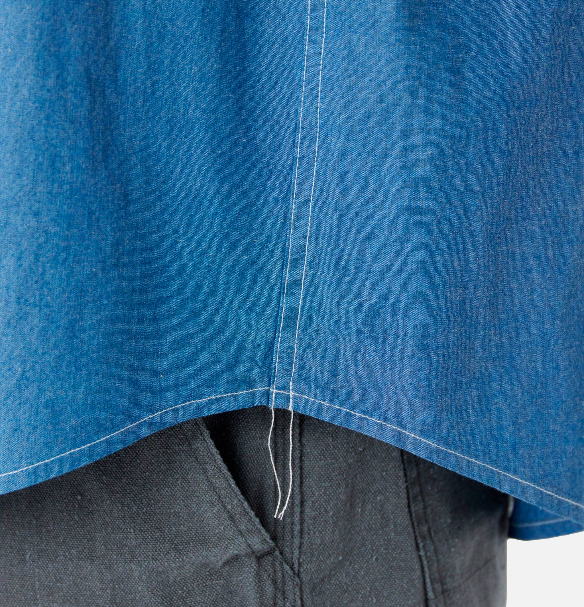 Snow Peak Chambray Work Shirt Blue