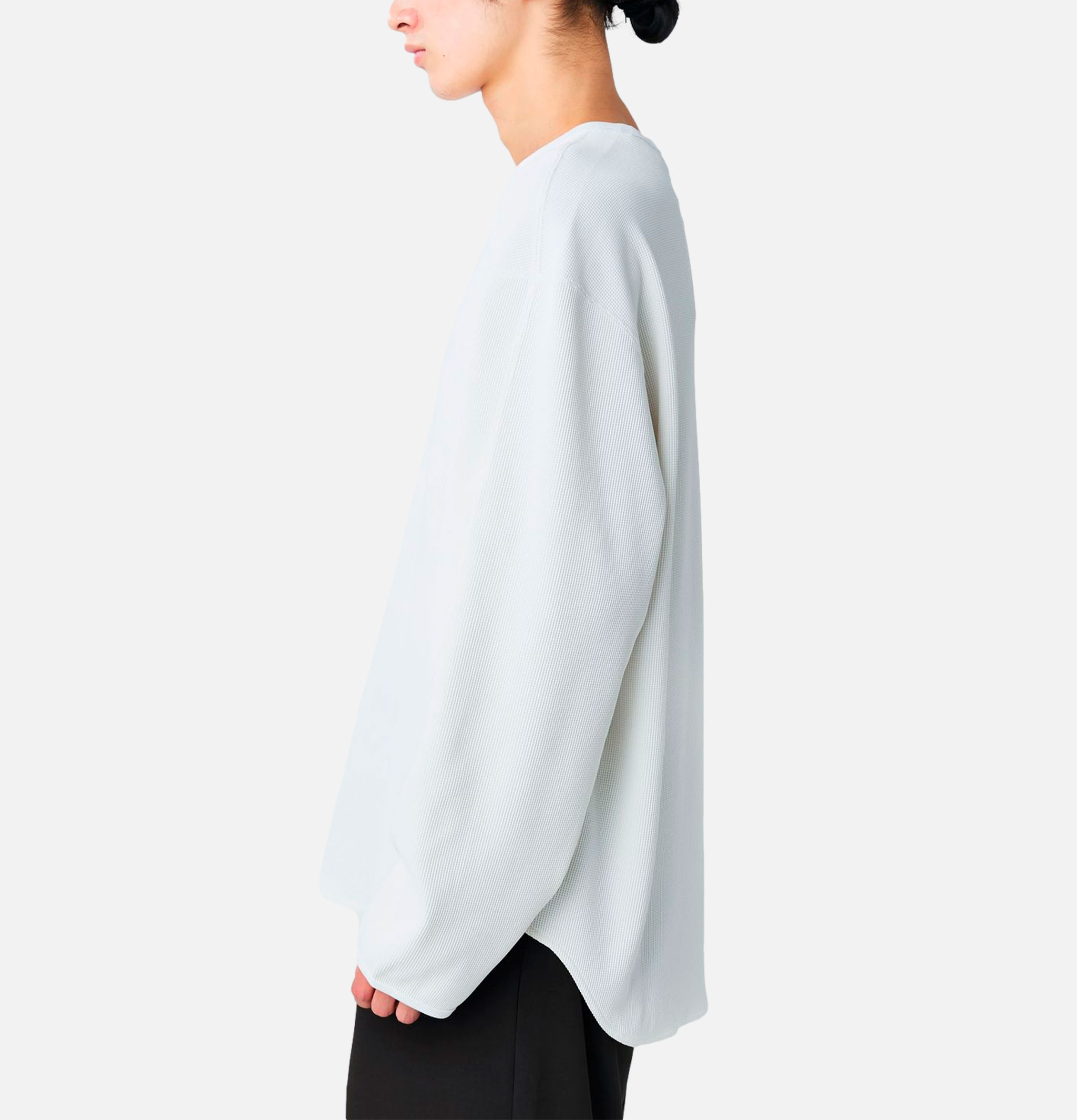 Snow Peak Dry Waffle L/s Tee White