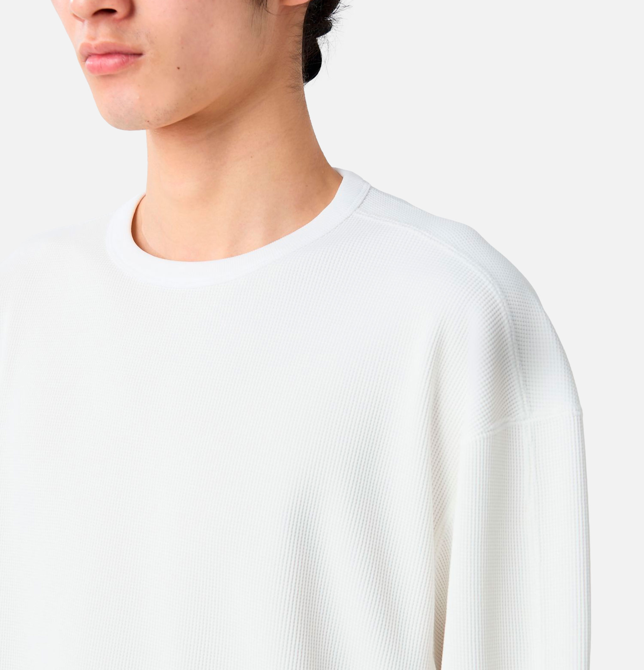 Snow Peak Dry Waffle L/s Tee White
