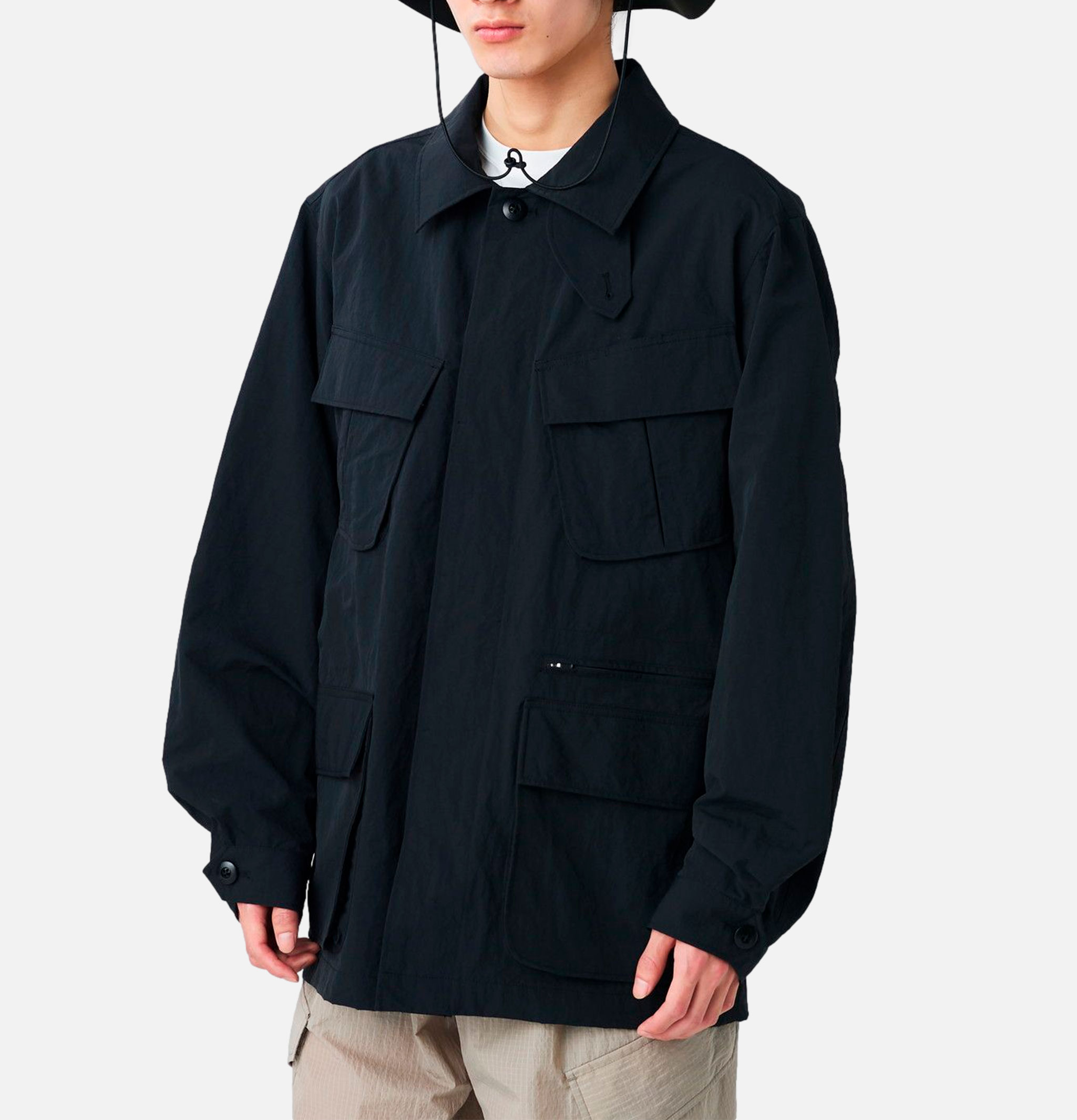 Snow Peak Nylon Washer Jacket Black