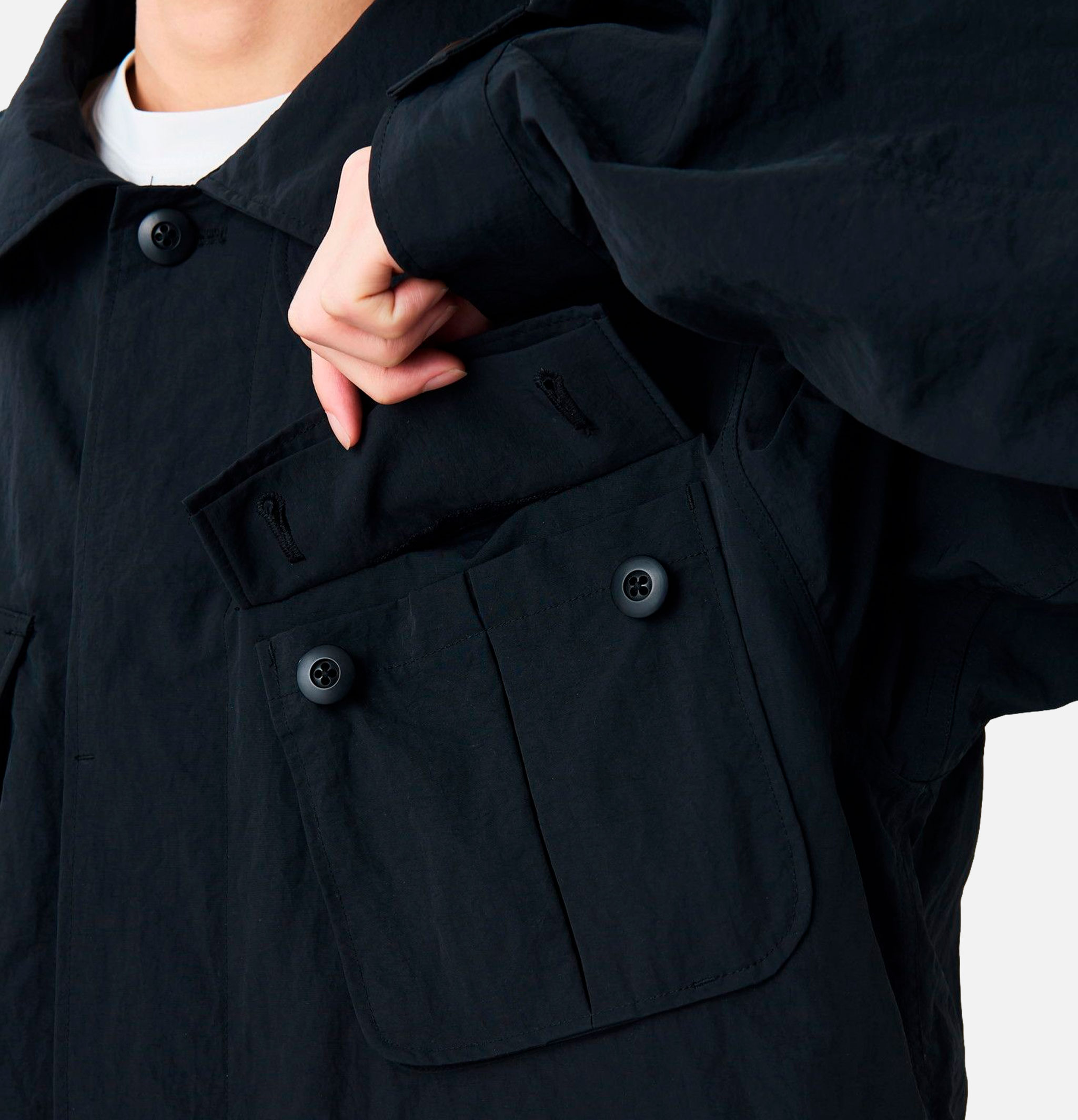 Snow Peak Nylon Washer Jacket Black