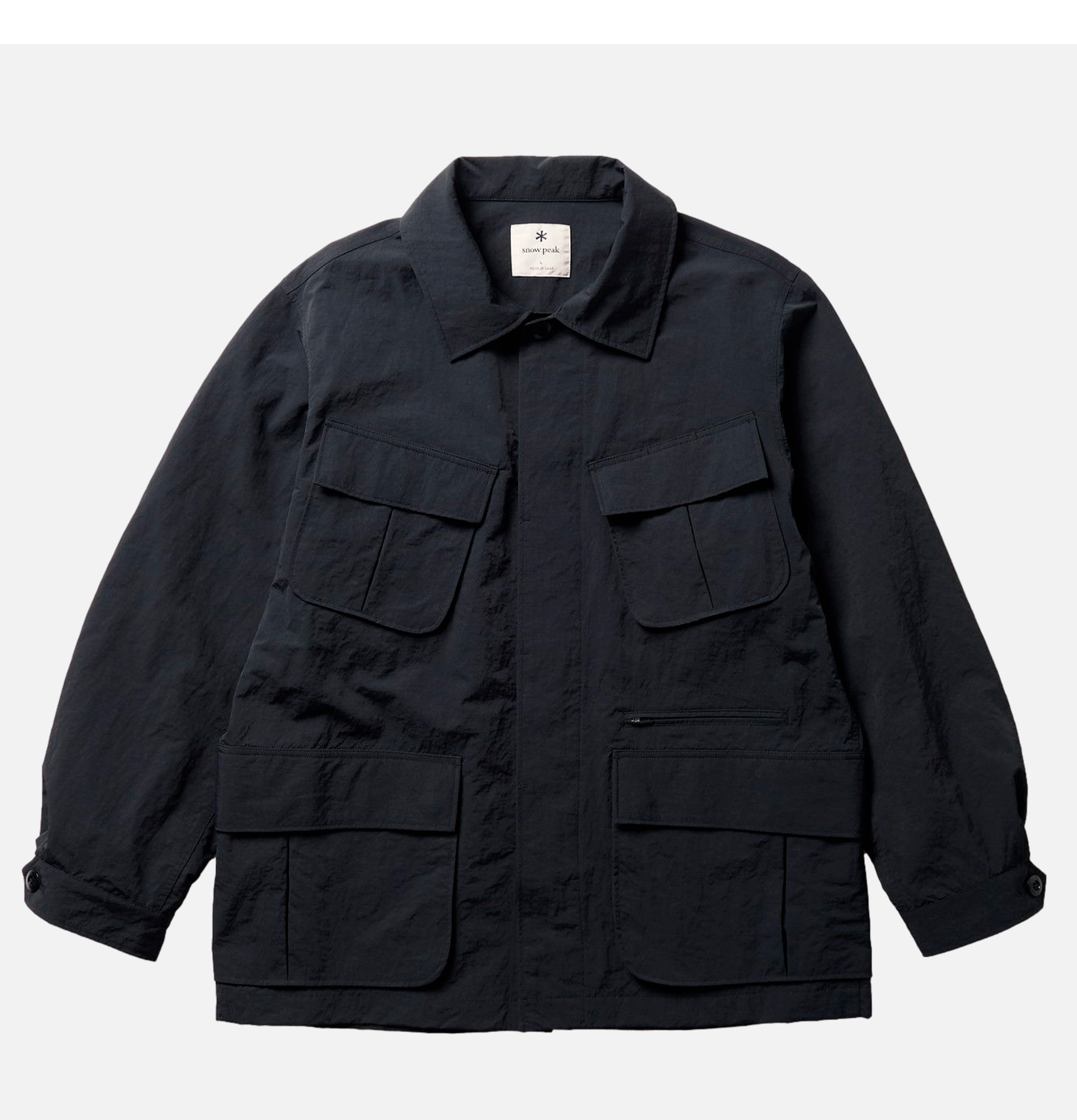 Snow Peak Nylon Washer Jacket Black