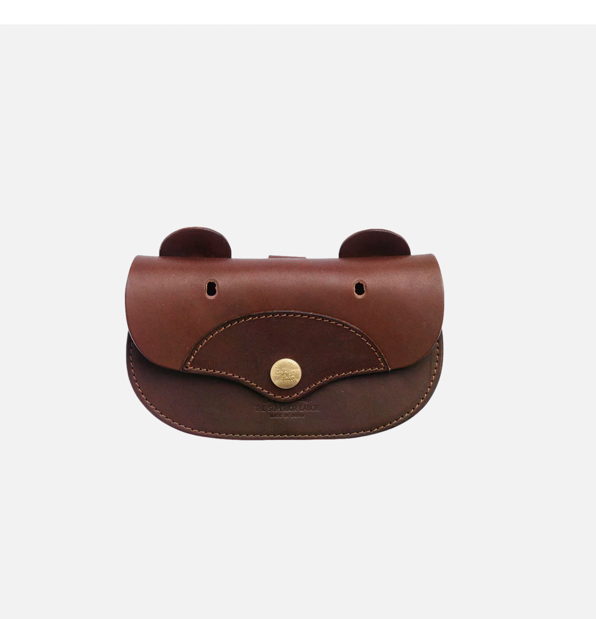 Superior Labor Bear Purse Brown