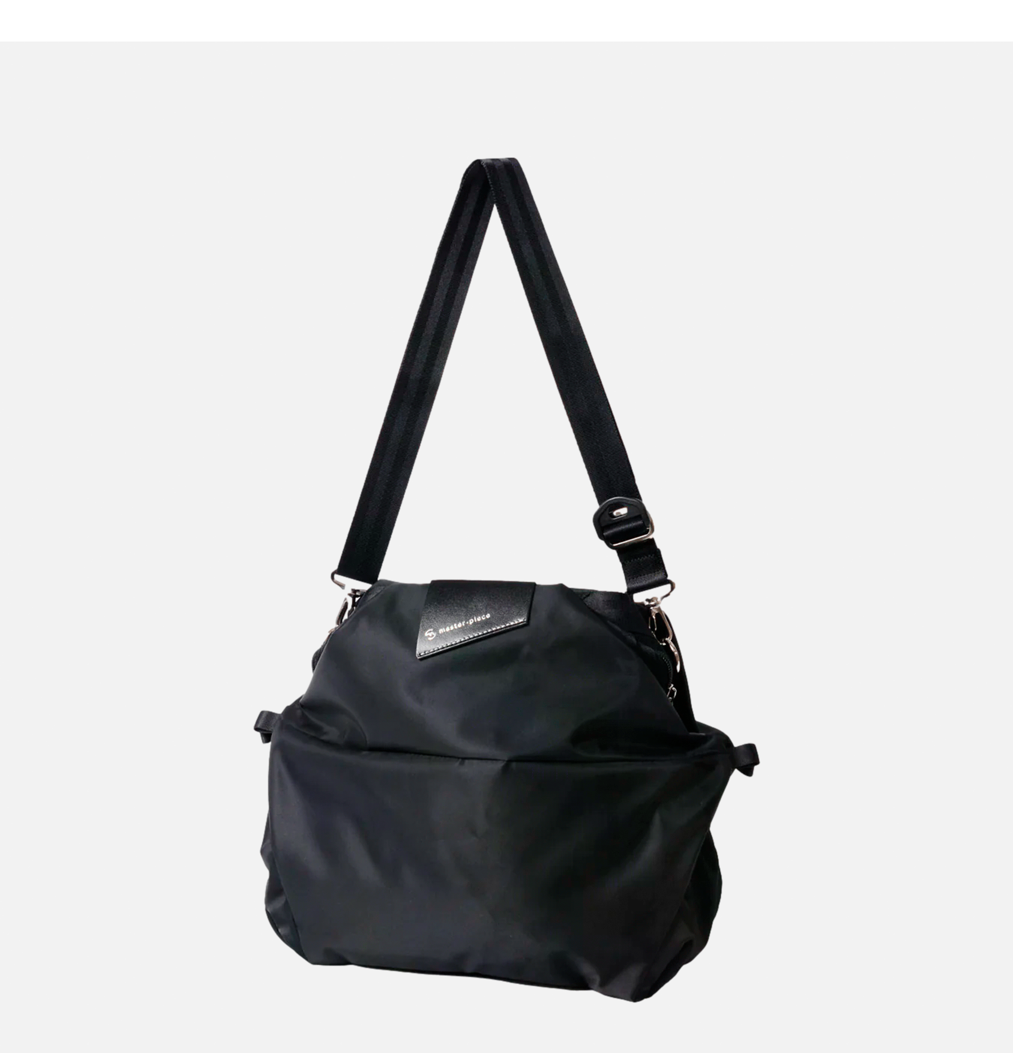 Master Pieces Cocoon 2 Way Duffel Bag S Blk