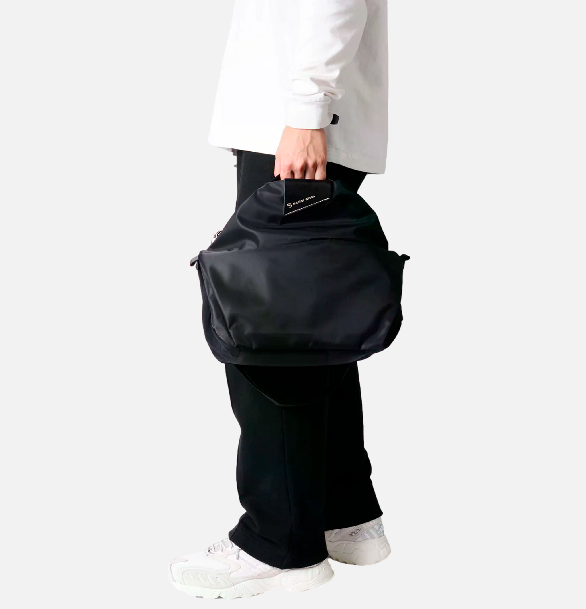 Master Pieces Cocoon 2 Way Duffel Bag S Blk