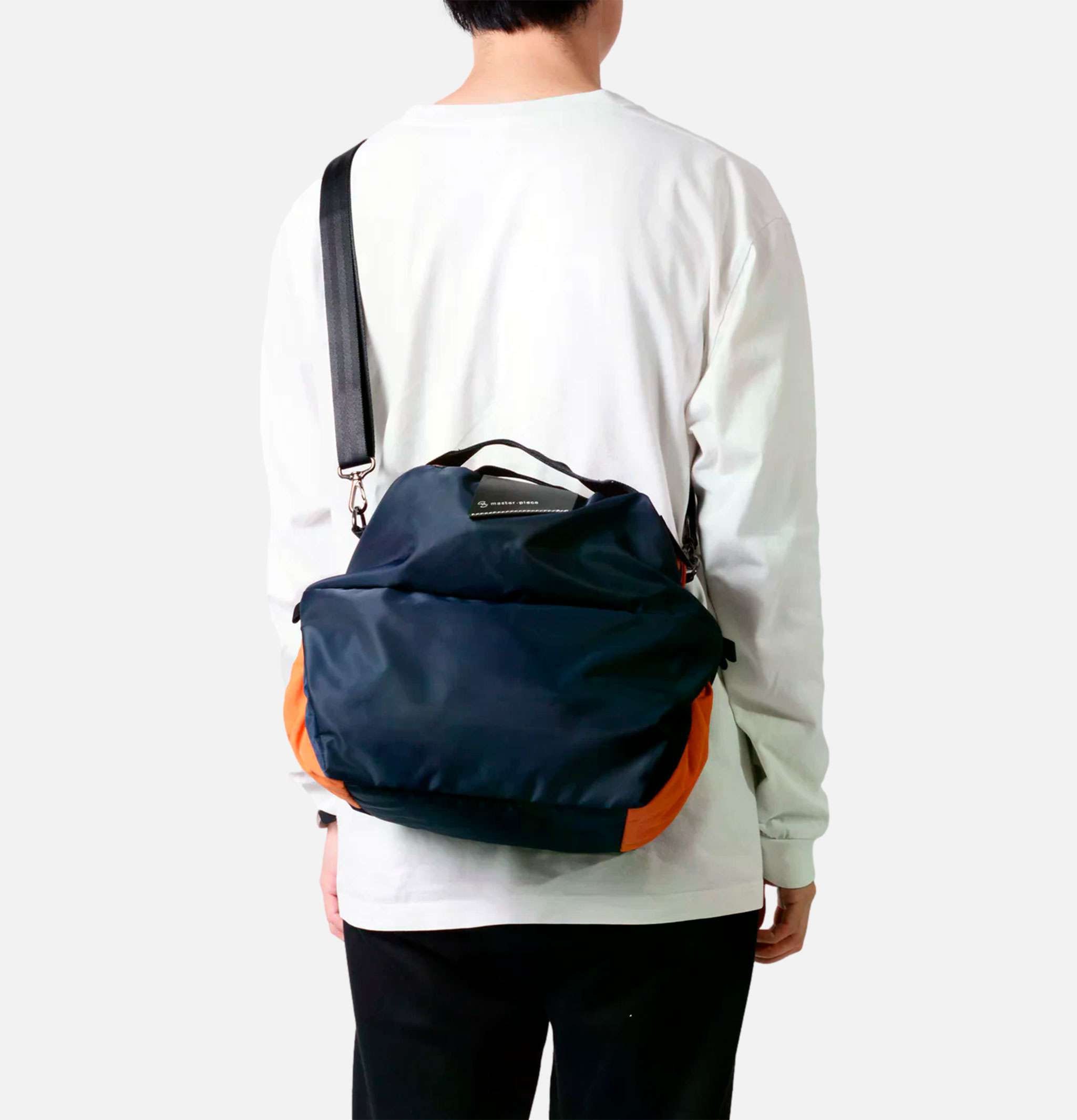 Master Pieces Cocoon 2 Way Duffel Bag S Navy