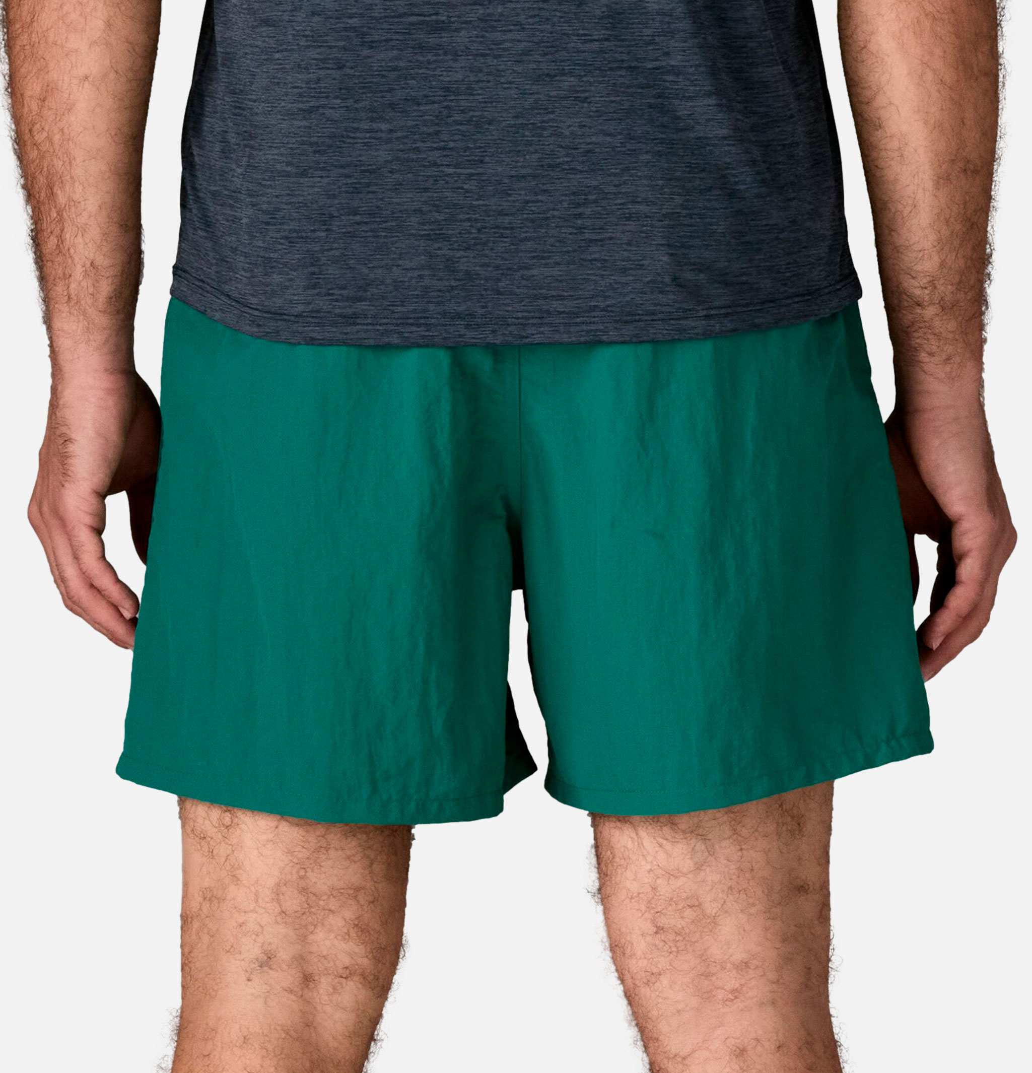 Patagonia Men's Baggies Shorts Oval Logo Gem Green