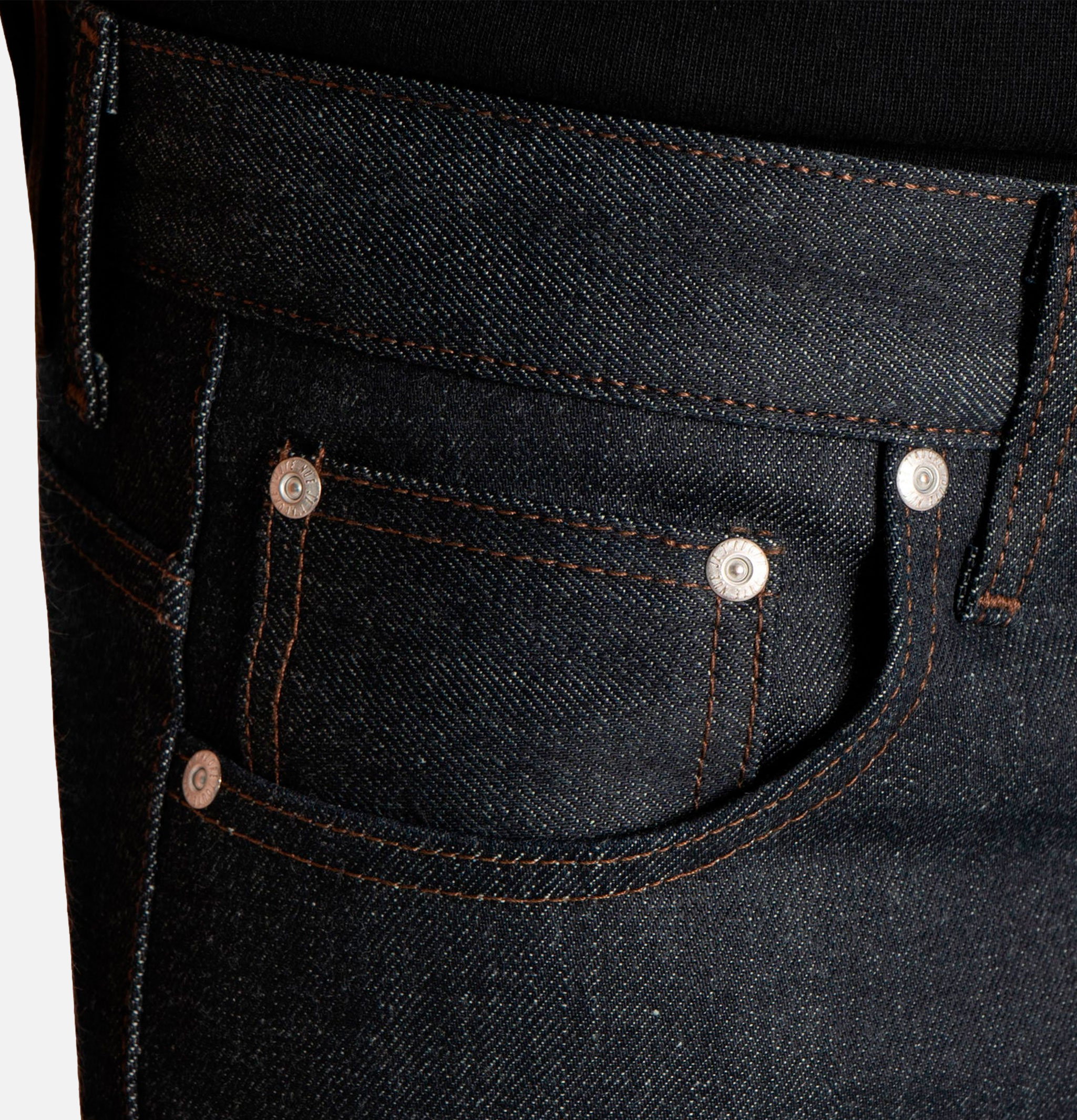 Naked & Famous Groovy Guy Blue Grass Selvedge