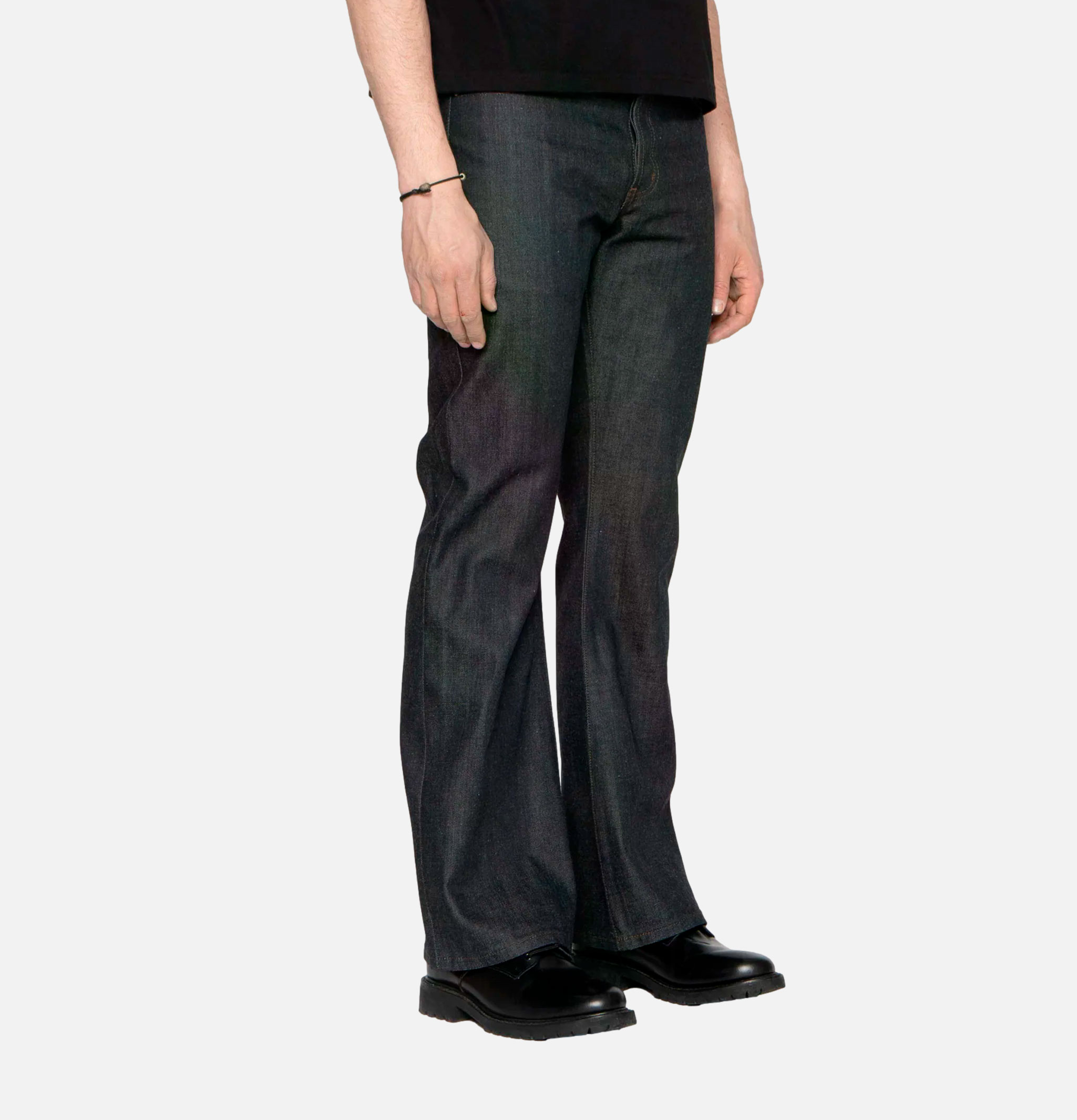 Naked & Famous Groovy Guy Blue Grass Selvedge