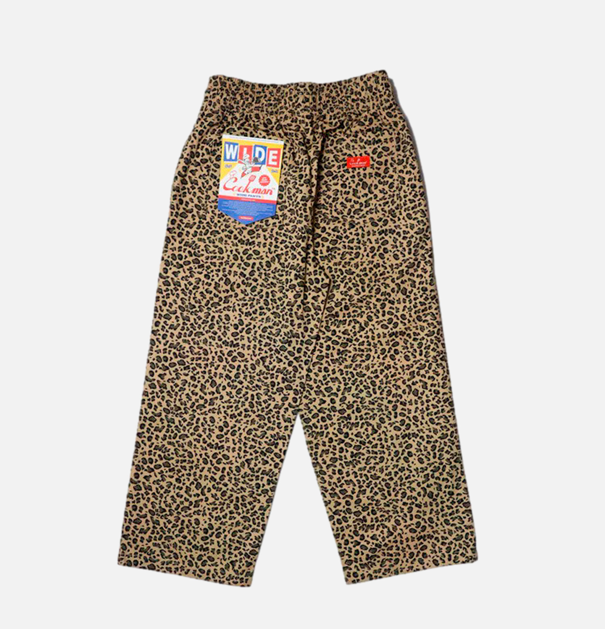 Cookman Wide Chef Pant Leopard