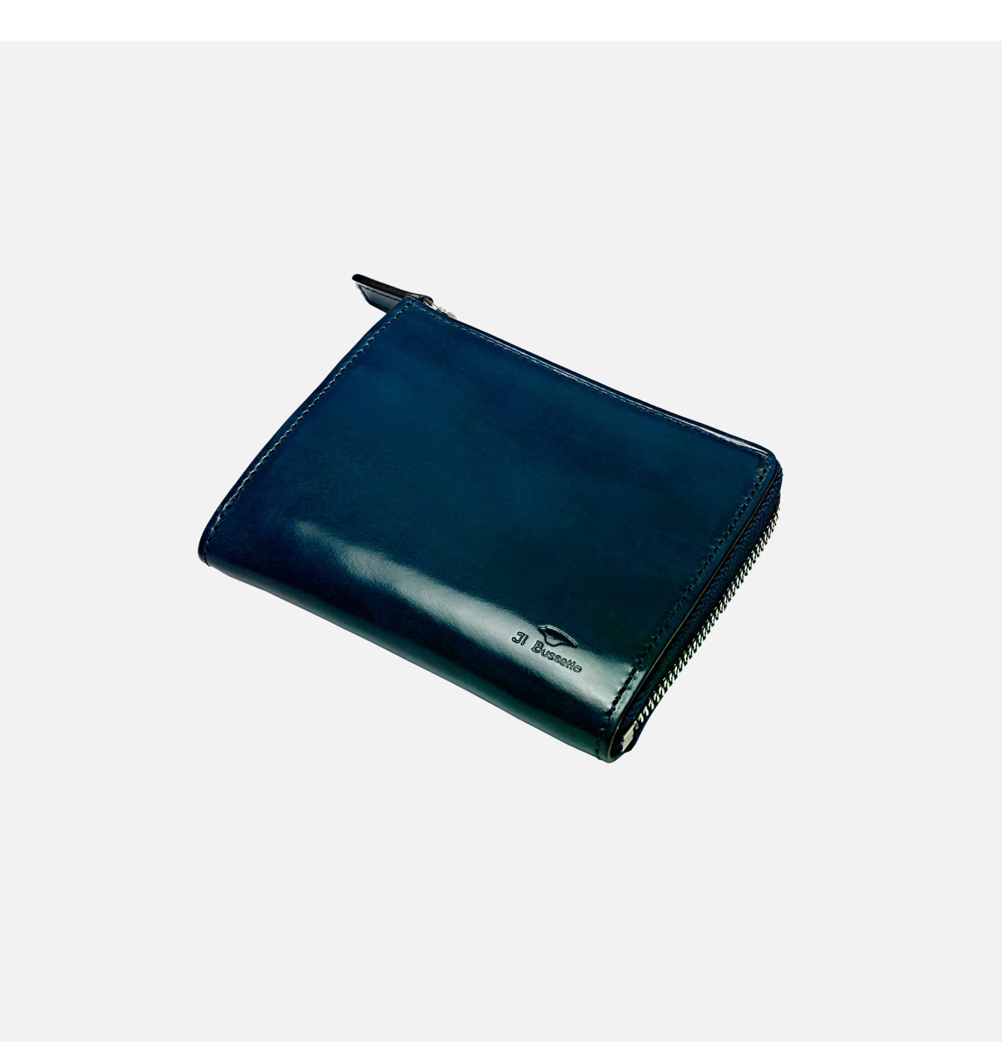 Il Bussetto Folded Zipped Wallet Poseidon