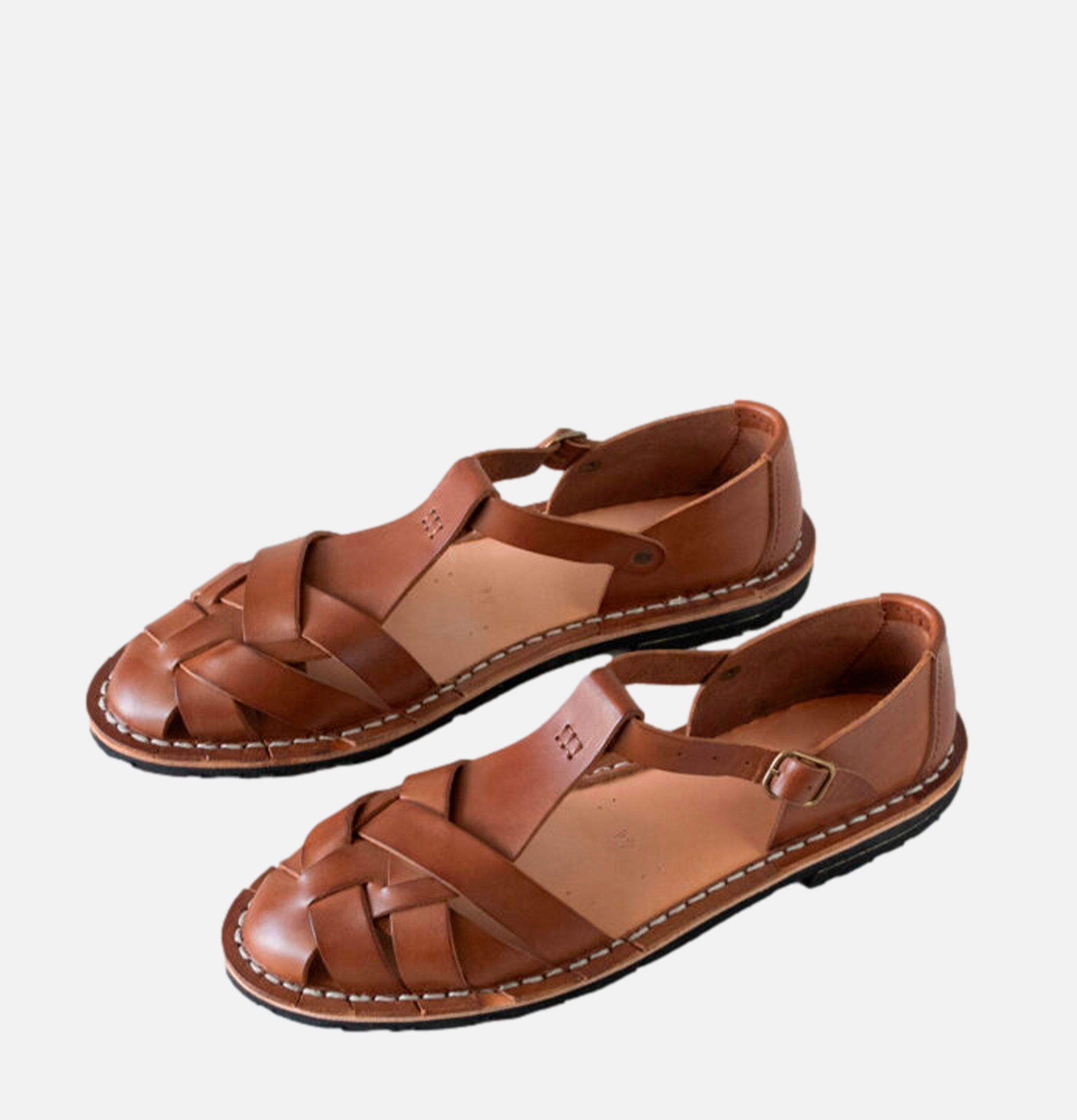 Steve Mono Artisanal Sandals 10/33 chocolat
