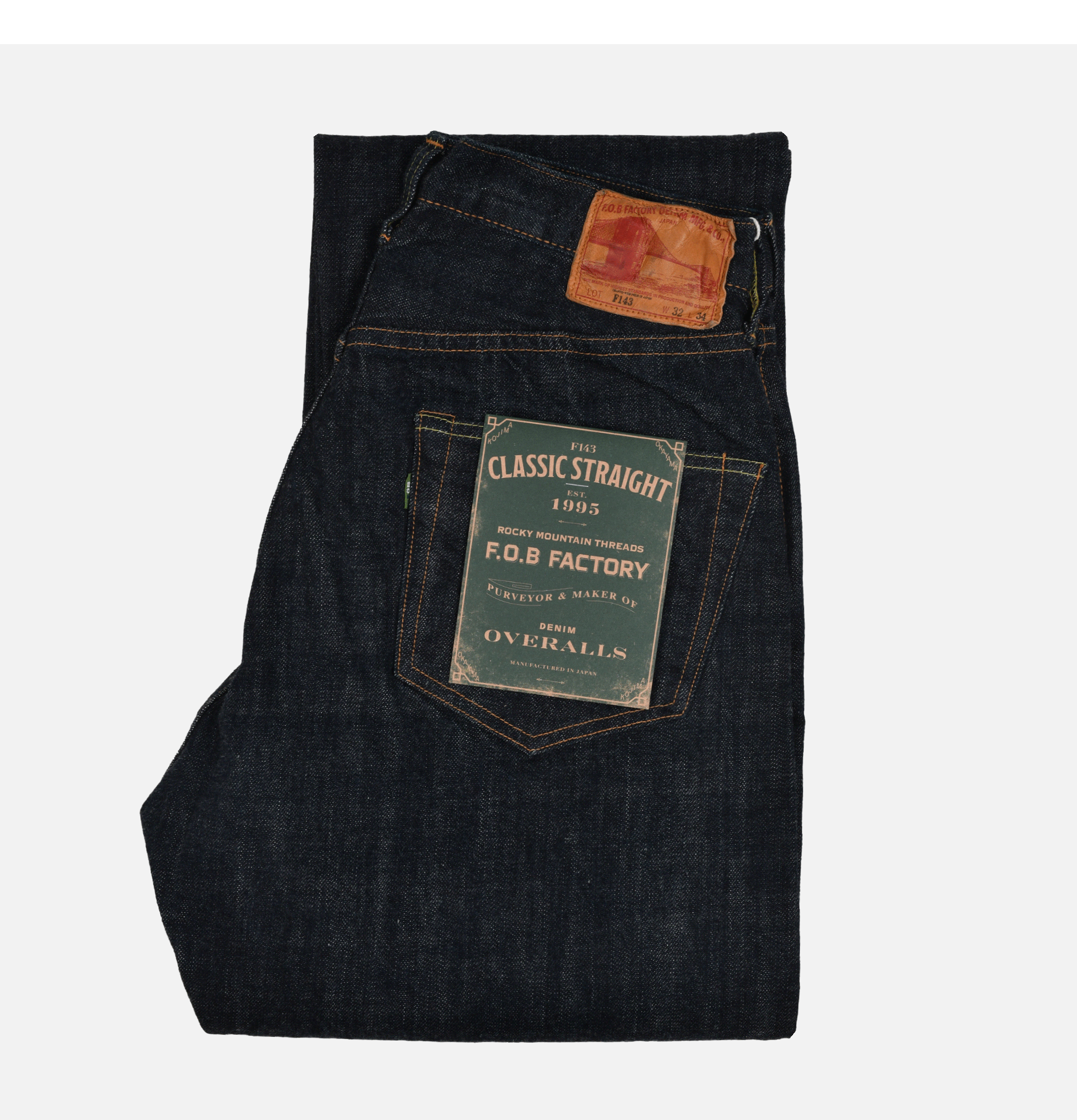Fob Factory Jean F143 Selvedge Denim 5P