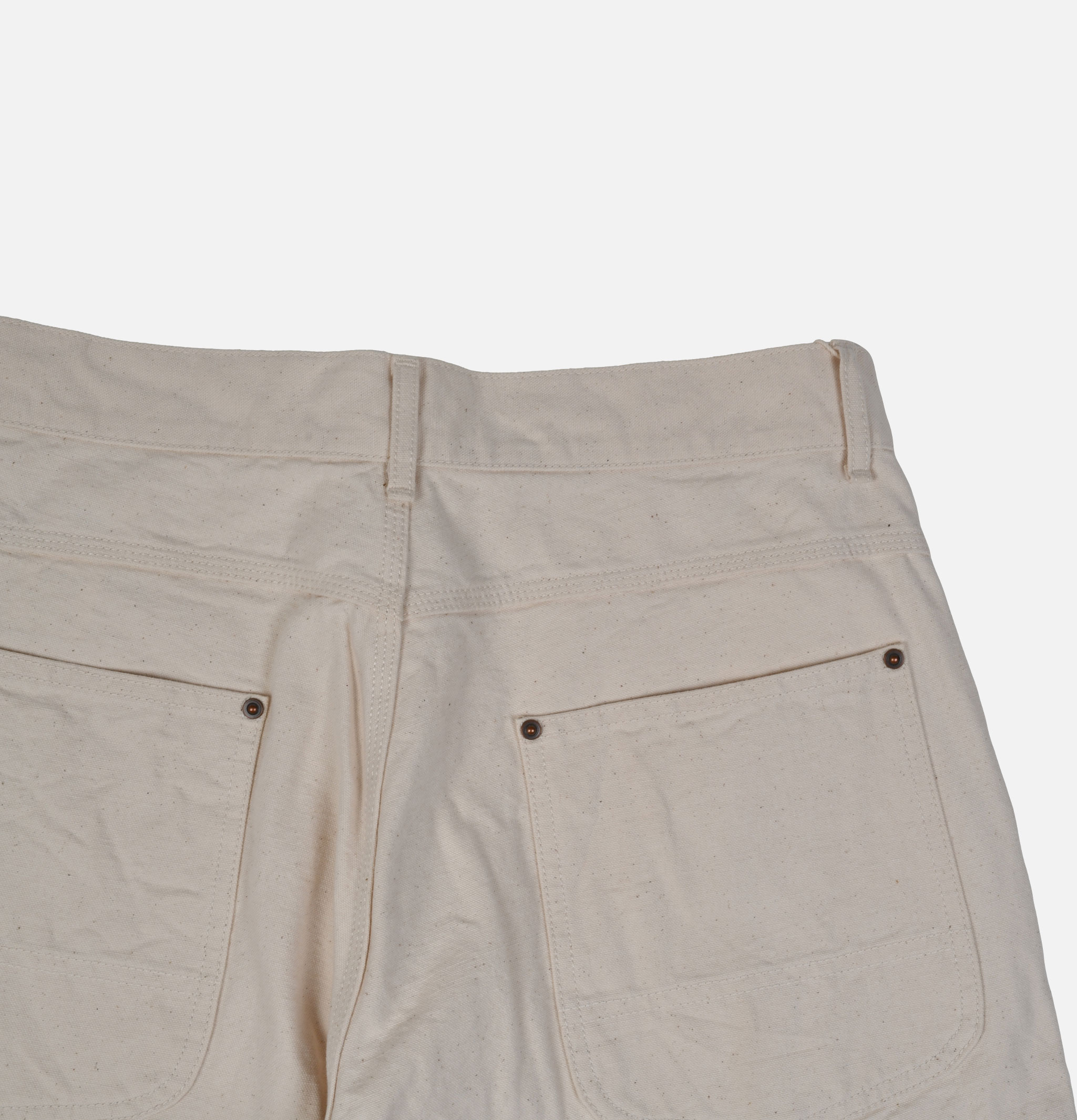 Fob Factory F0530 Cotton Duck Work Pants Ecru