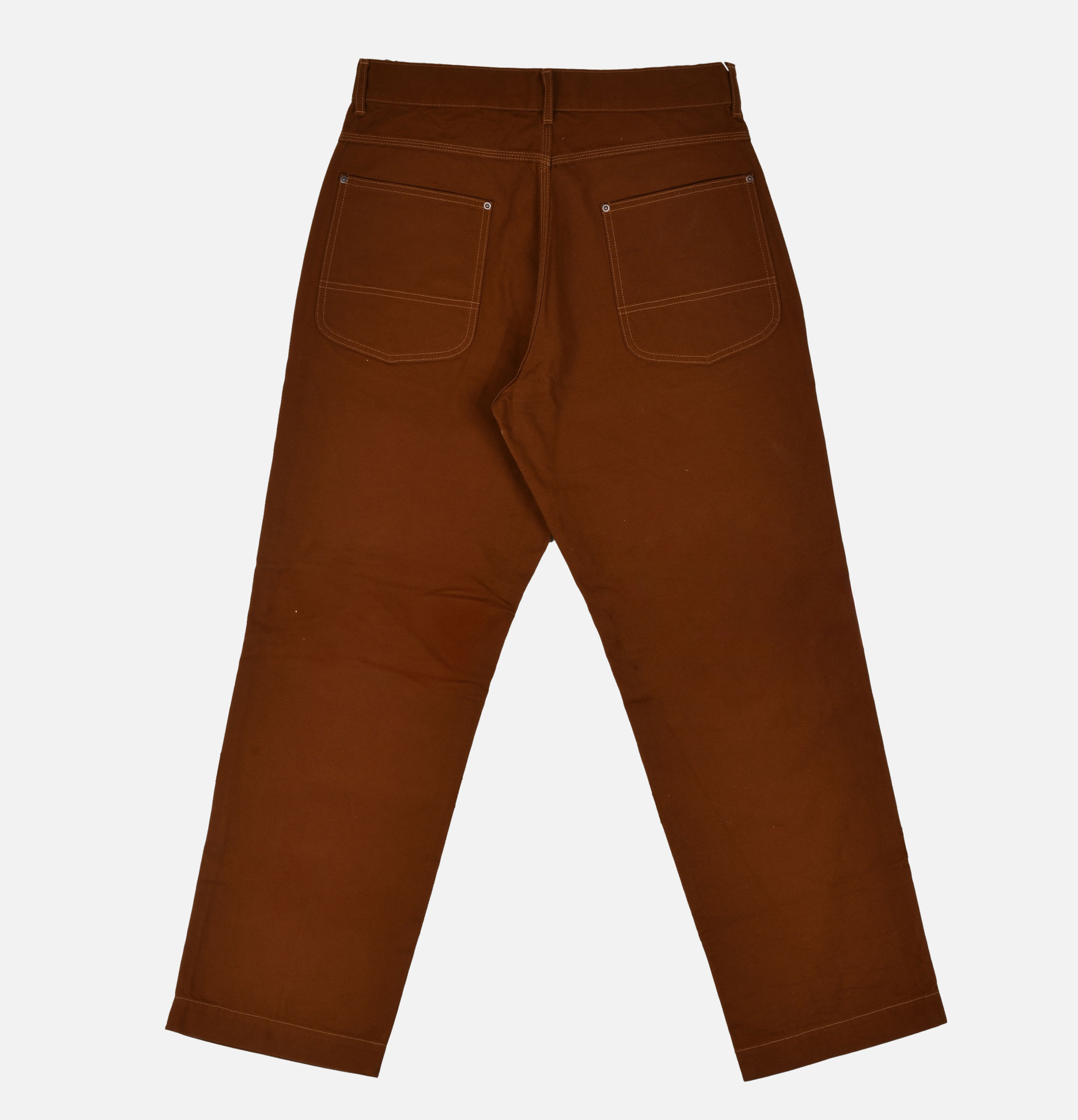 Fob Factory F0530 Cotton Duck Work Pants Marron