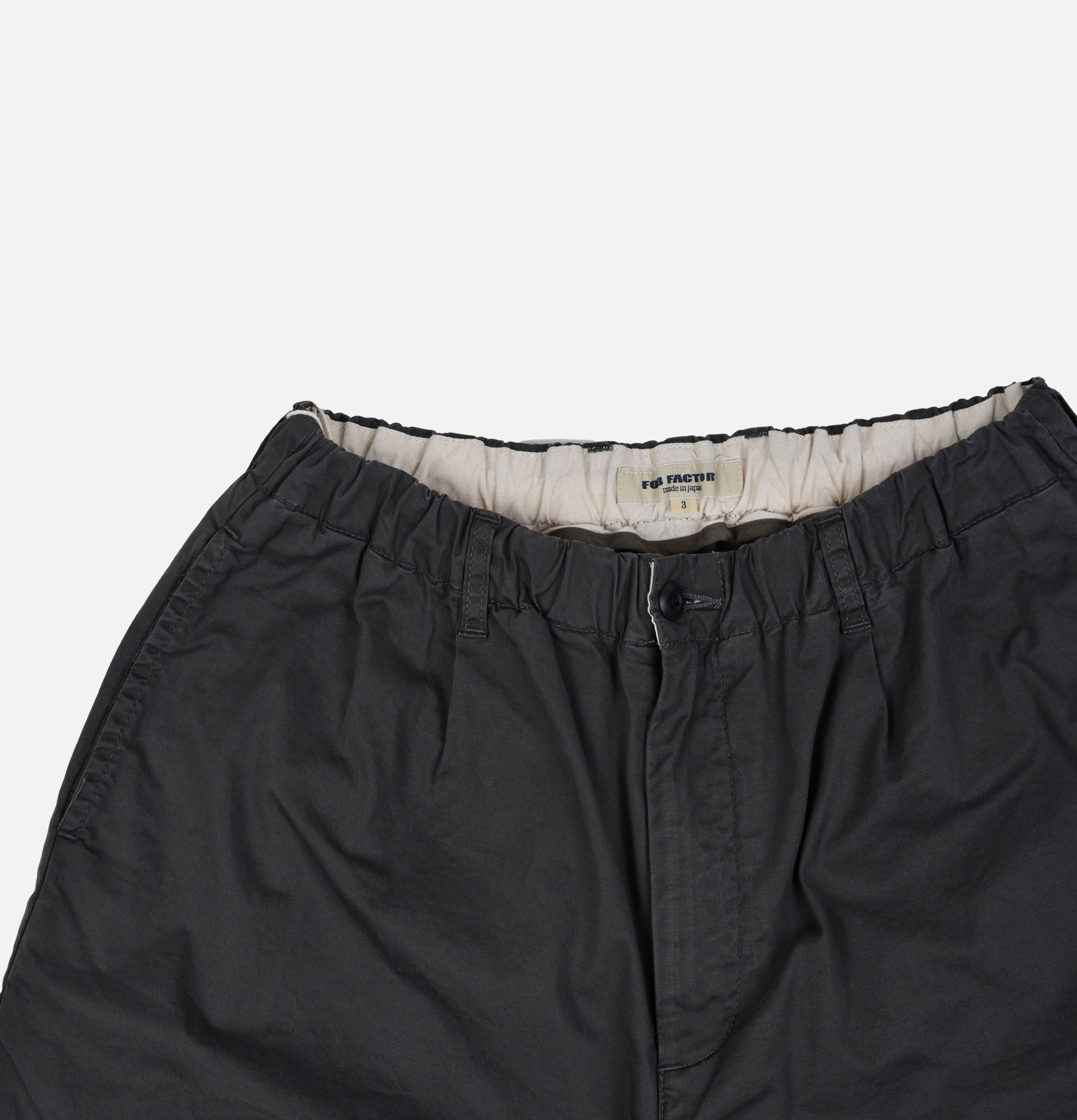 Fob Factory F0549 Twill Easy Pants Charcoal