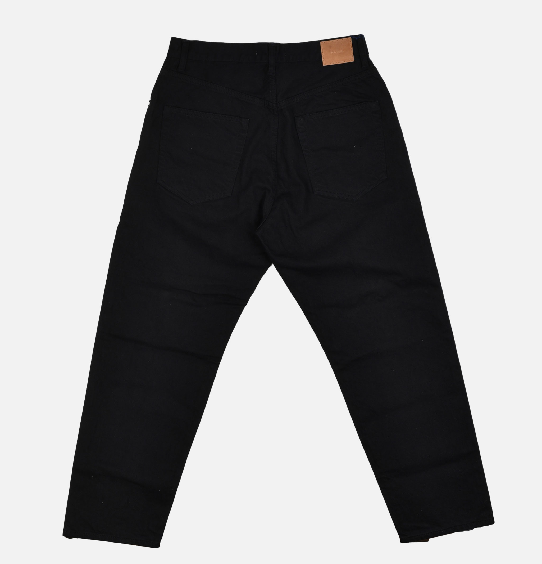 Hatski Denim 01 Loose Tapered Washi Black