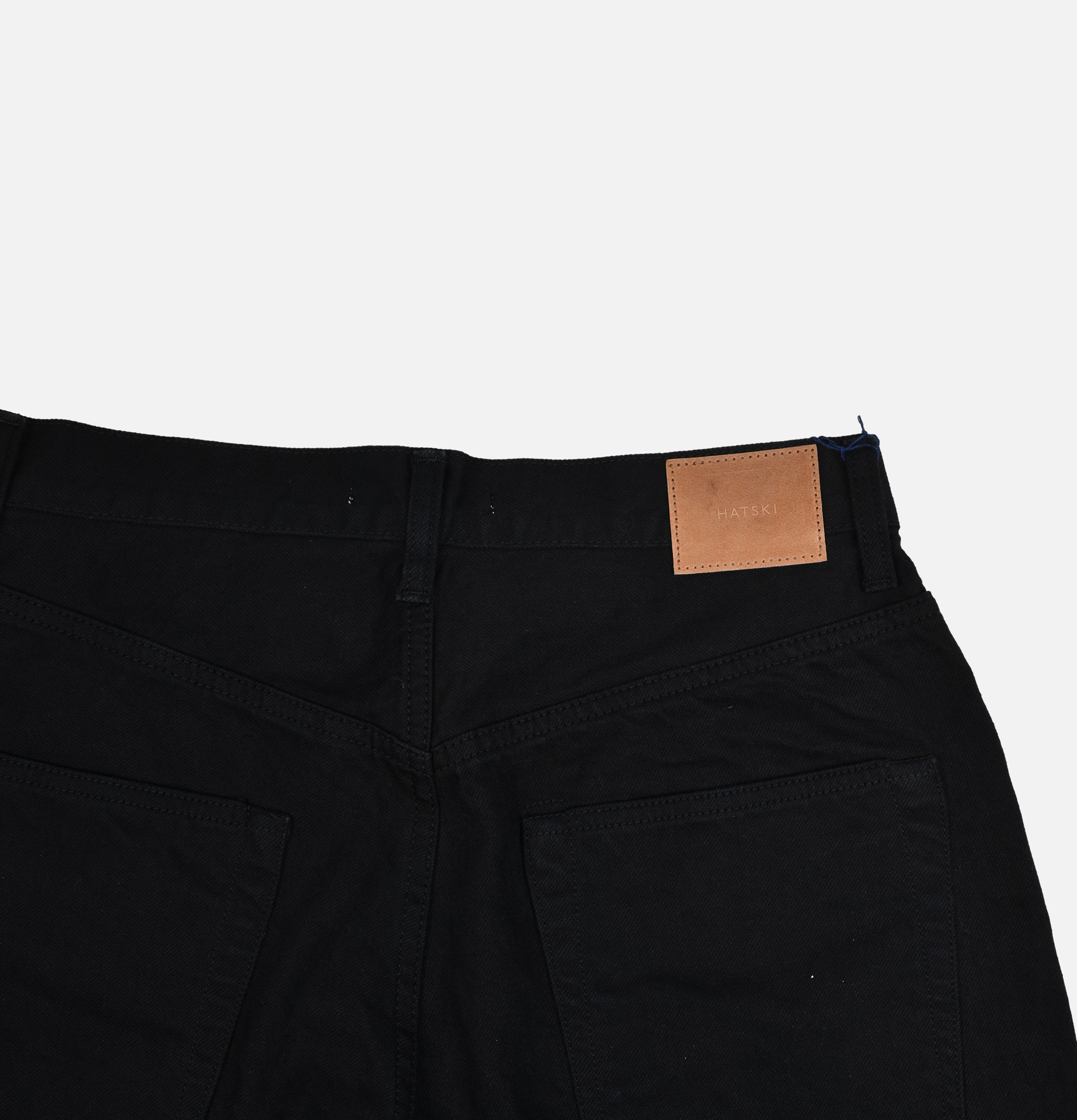 Hatski Denim 01 Loose Tapered Washi Black