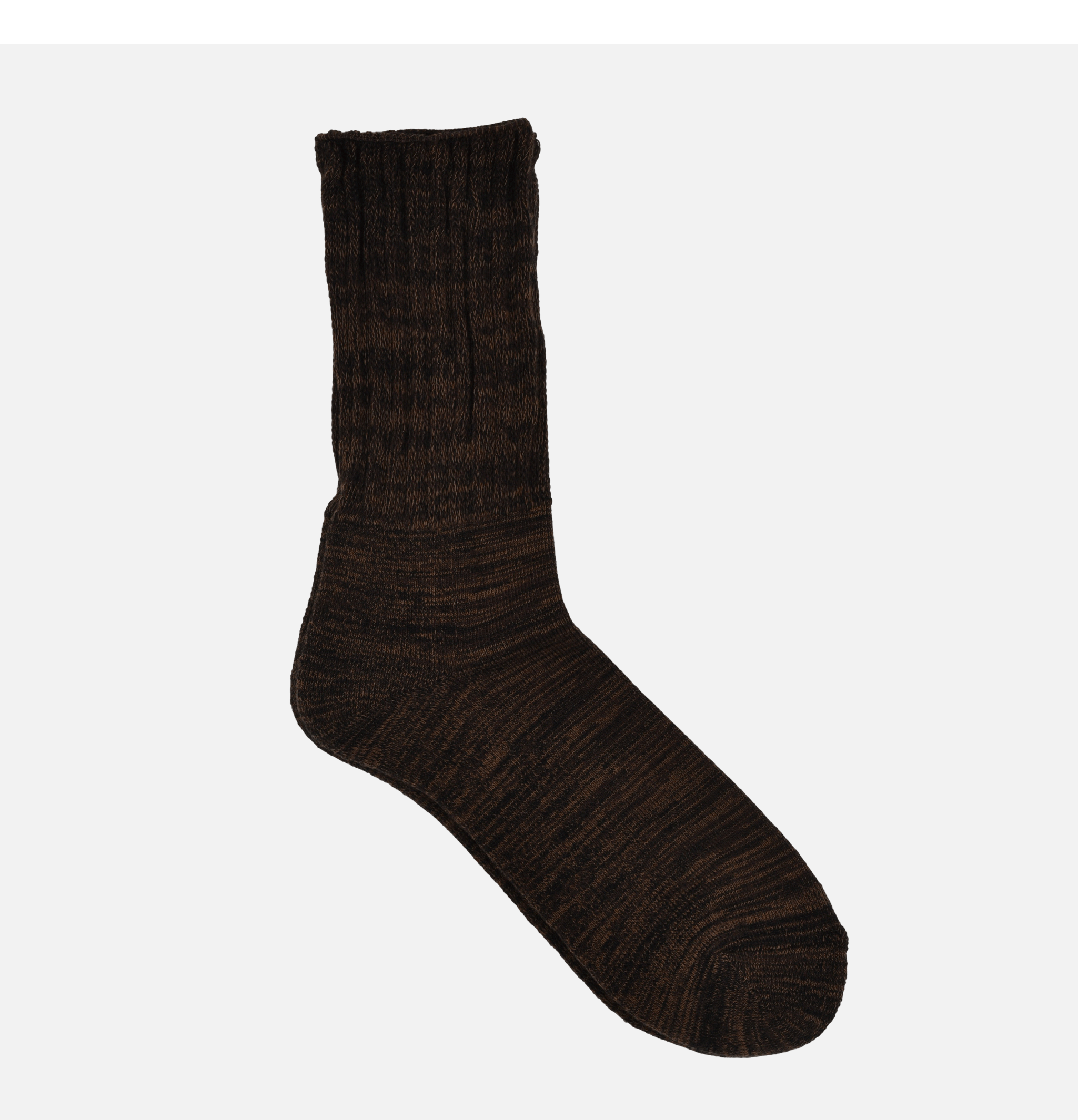 Chiyoji Marble Socks Dark Brown