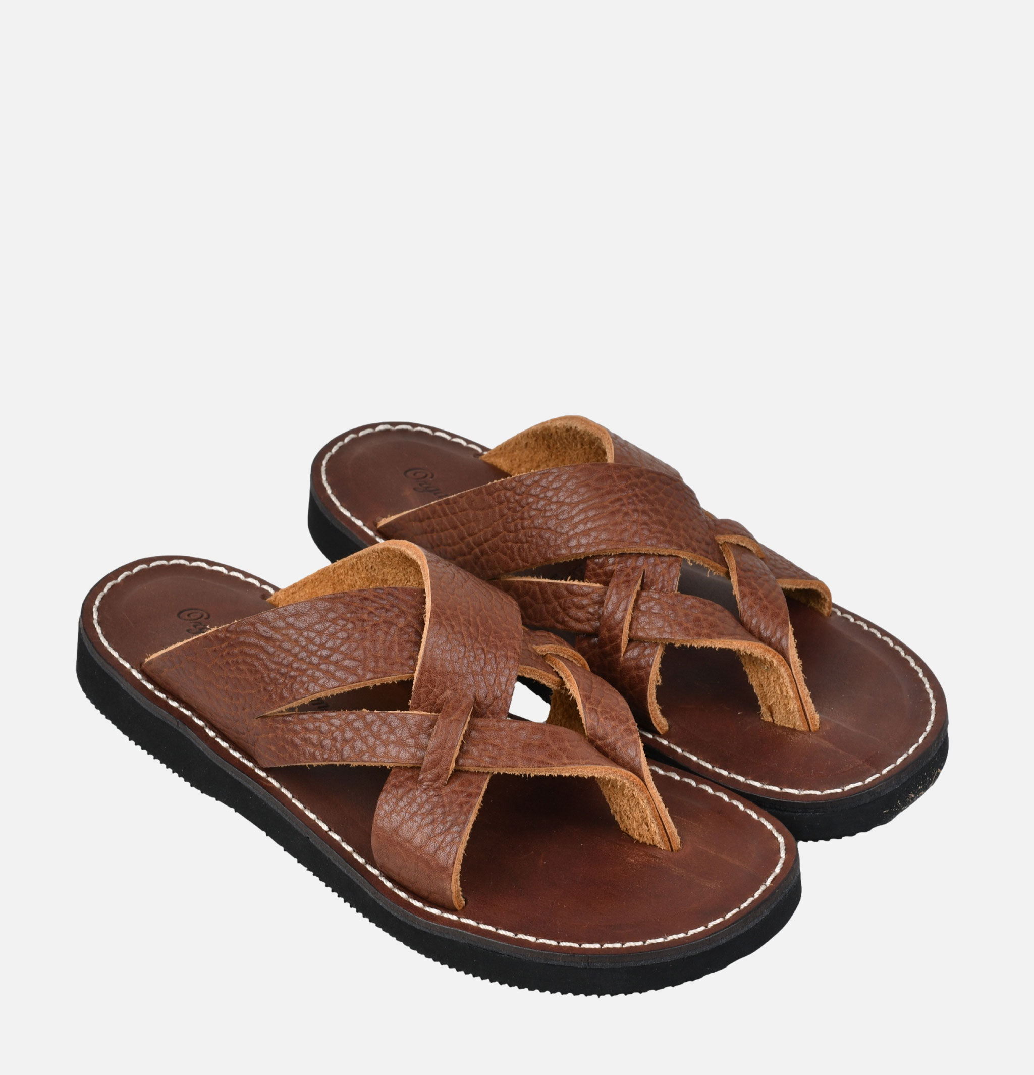 Organic Handloom Sabots Dubi Marron