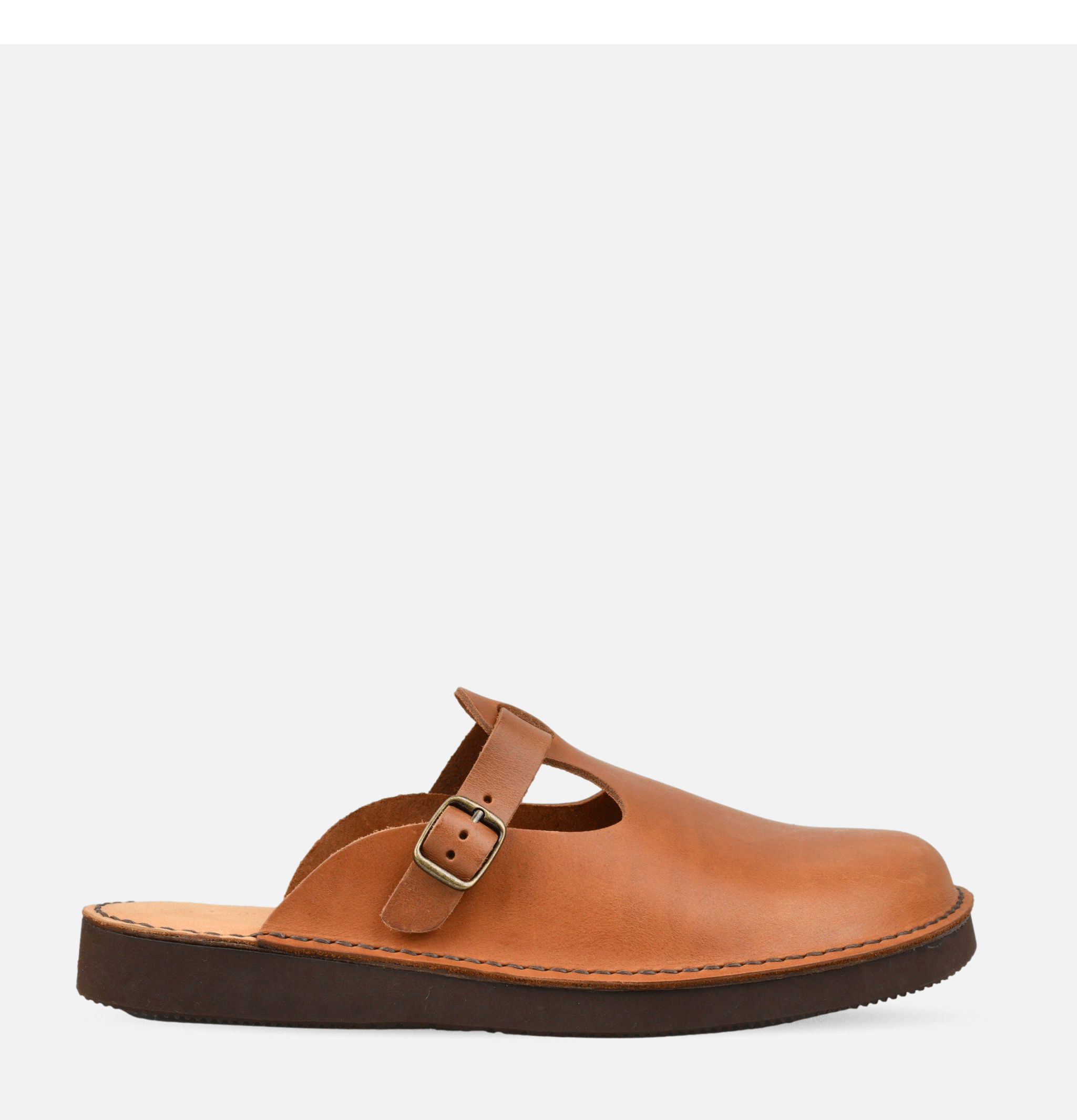 Organic Handloom Gudalur Clog Dark Brown