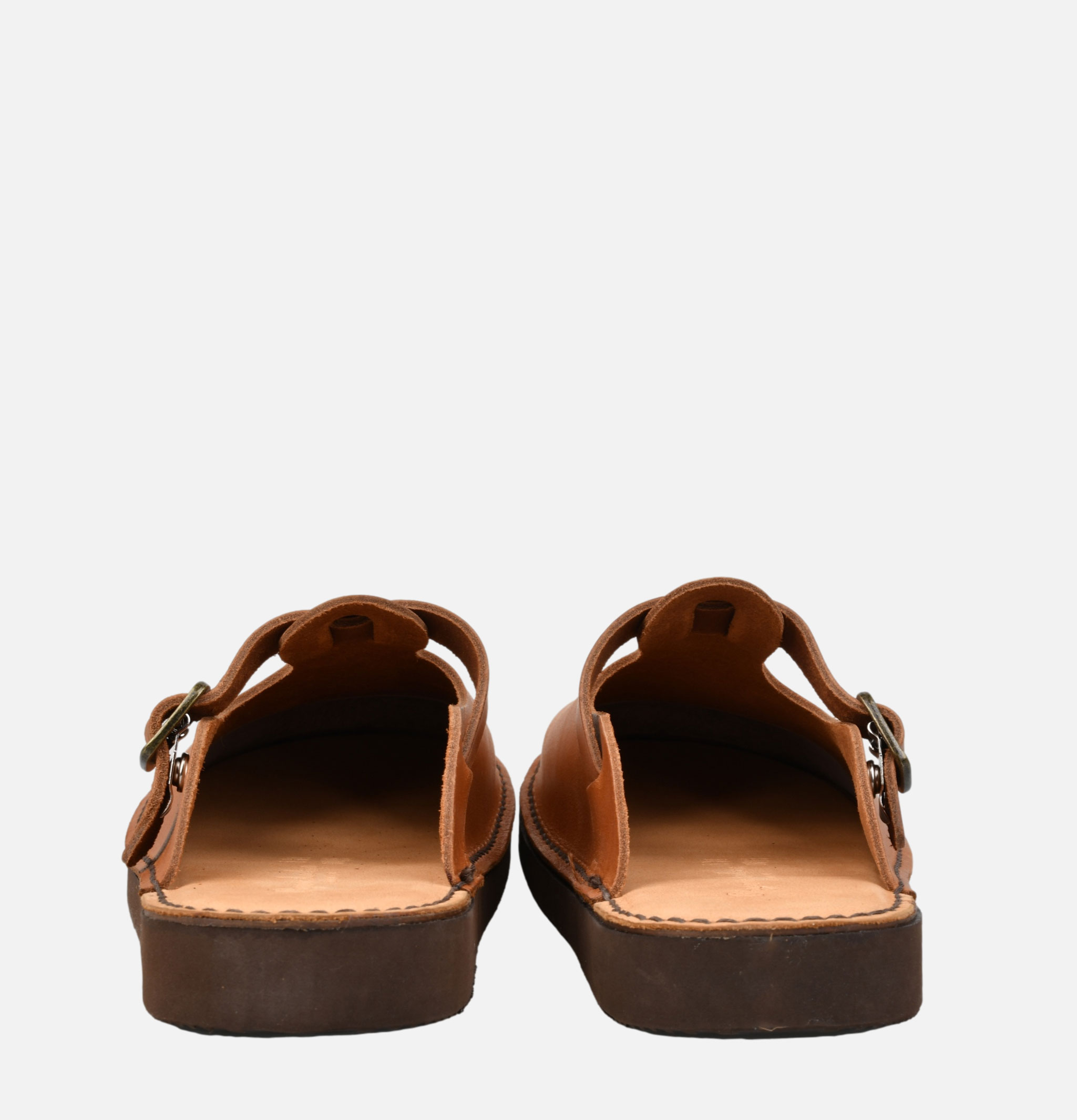 Organic Handloom Gudalur Clog Dark Brown