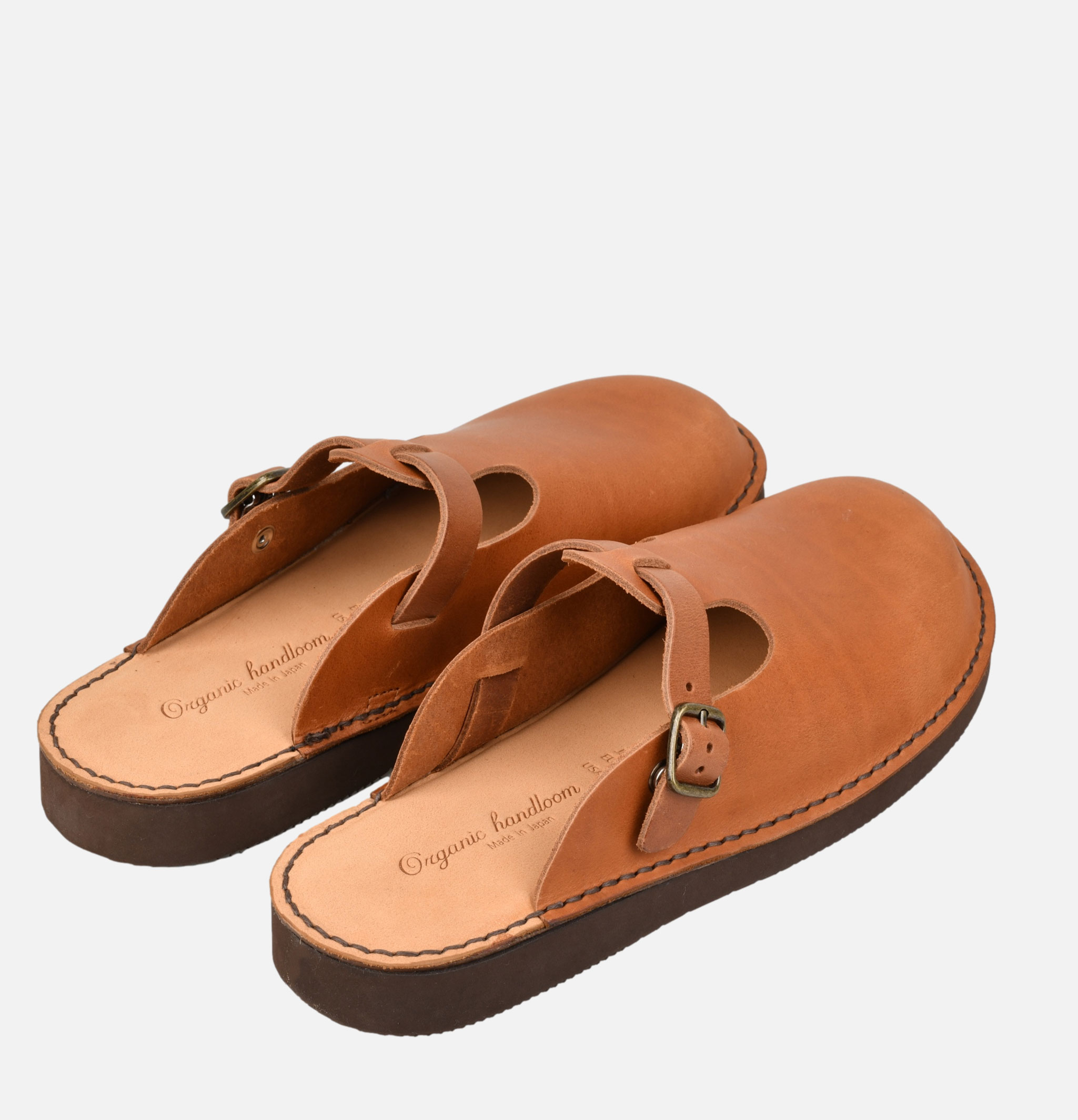 Organic Handloom Gudalur Clog Dark Brown